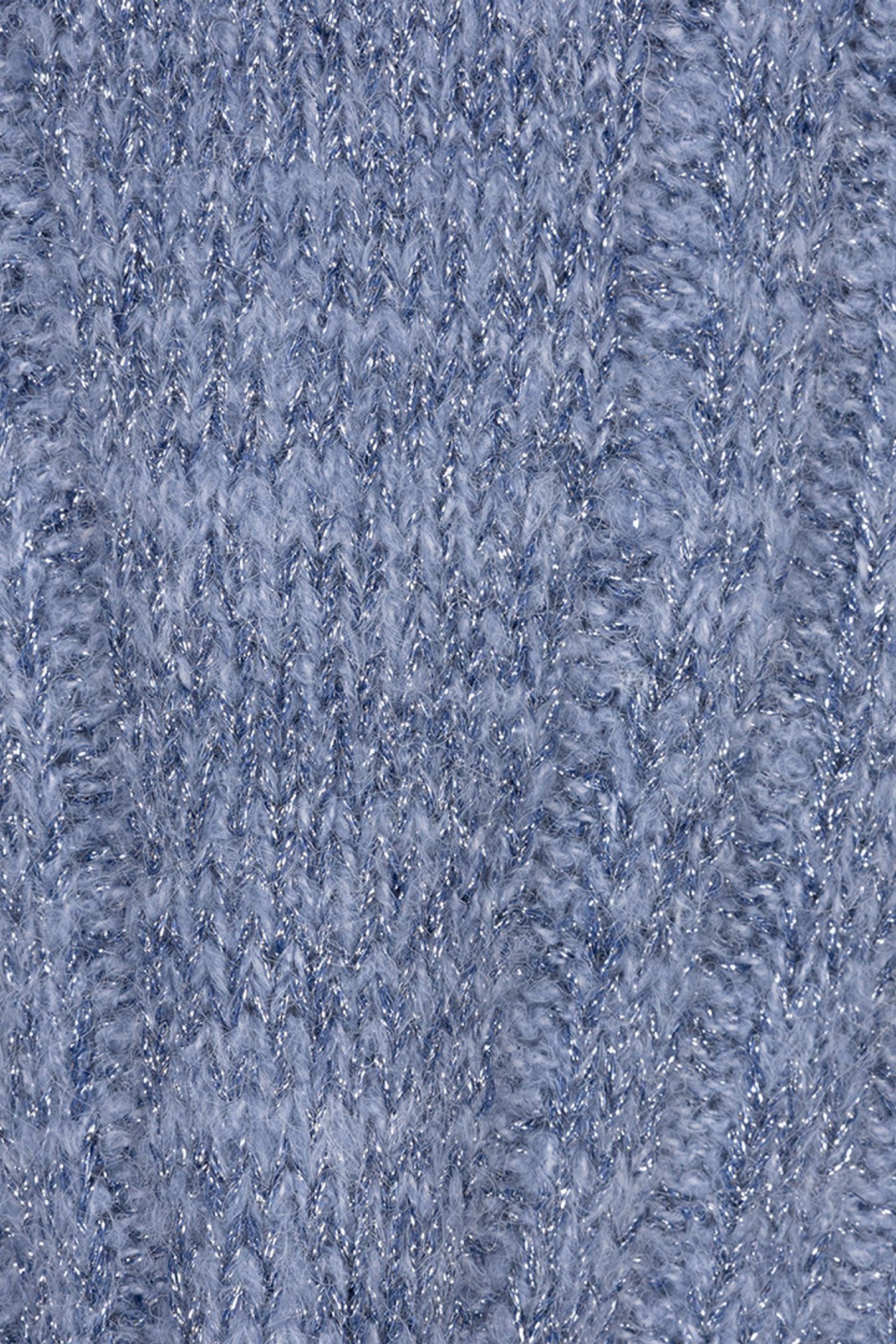SWEATER V-NECK LUREX BLUE 6