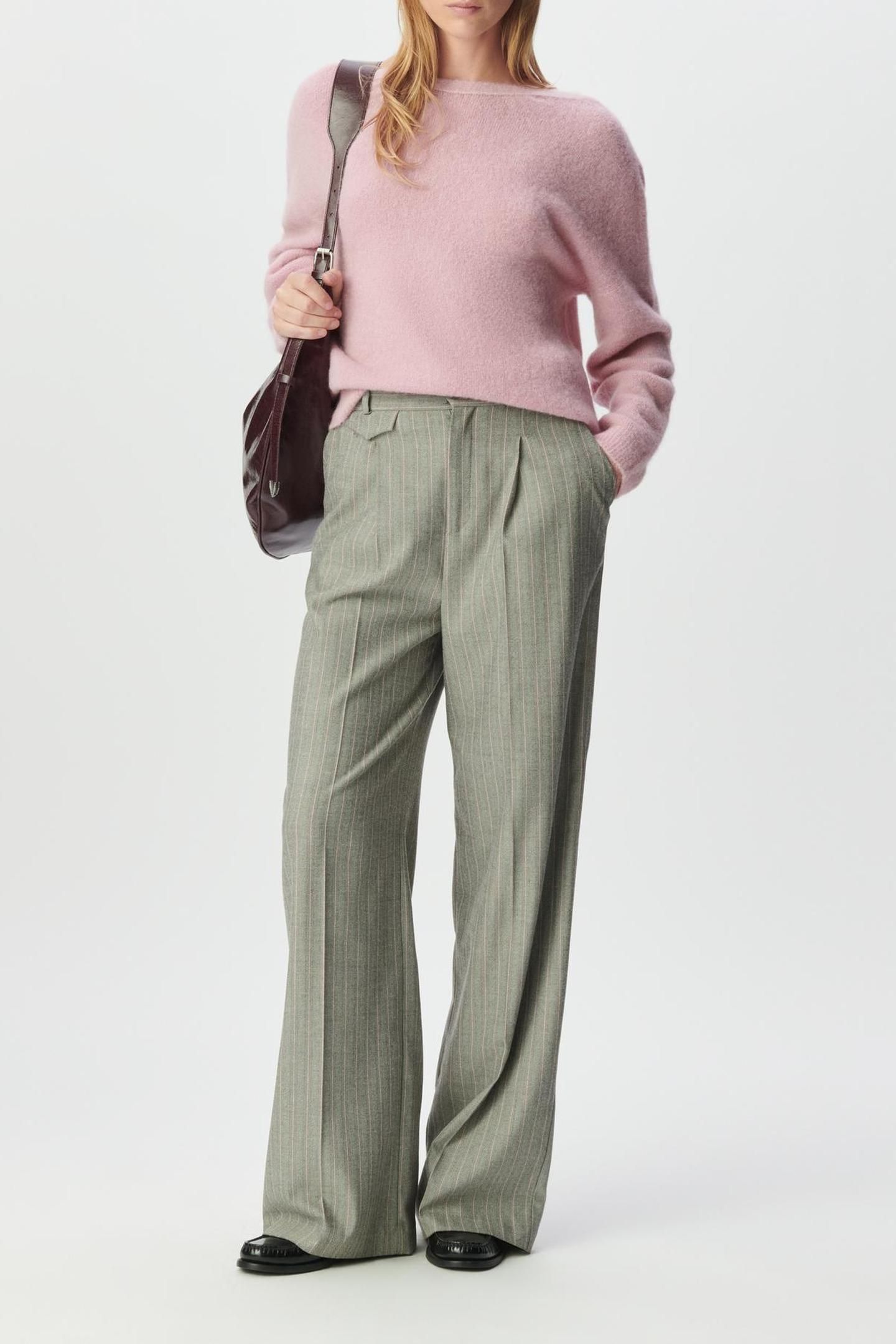 PINK FINE KNIT BACK/FRONT REVERSIBLE CARDIGAN 3