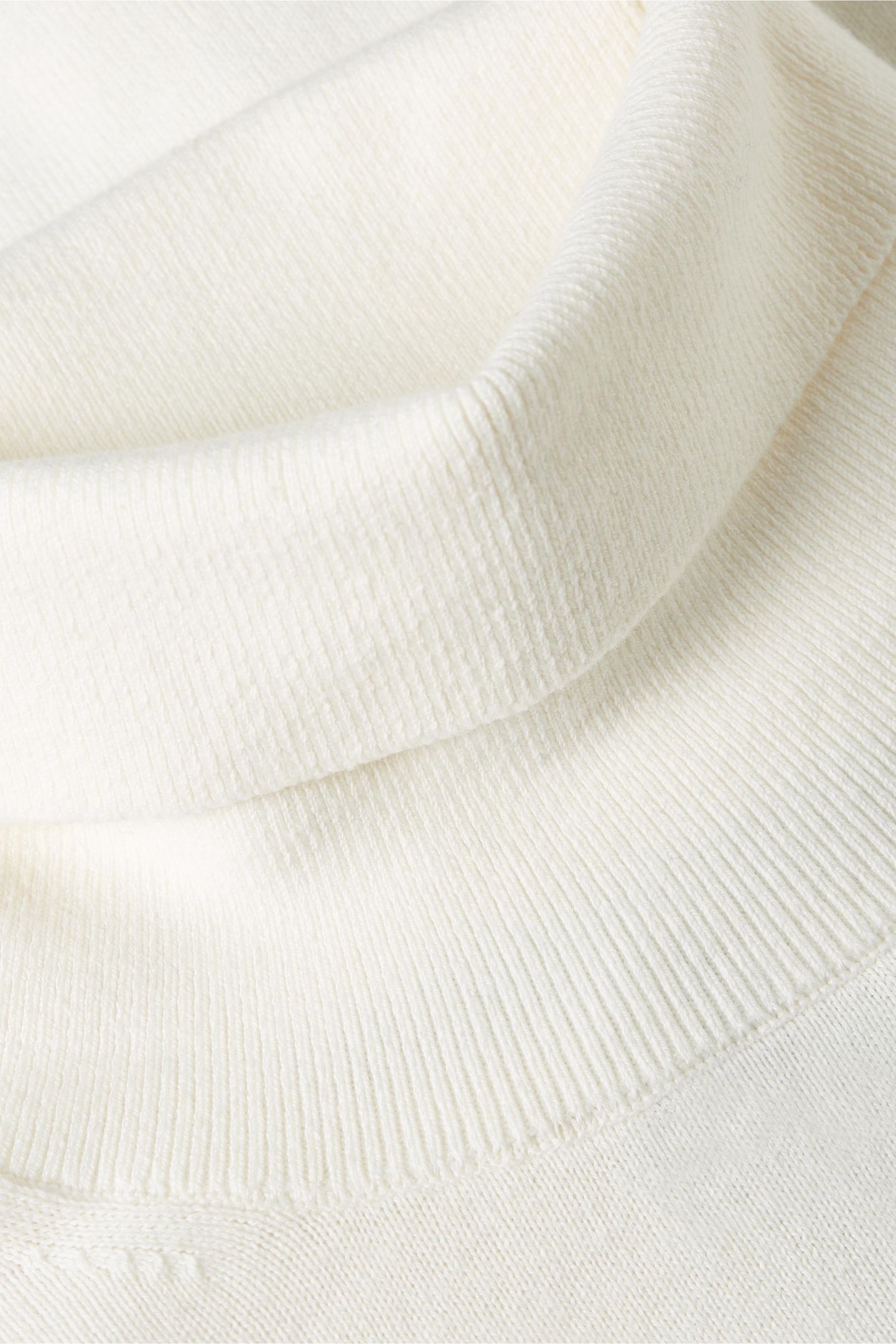 PIMA COTTON CASHMERE SWEATER IVORY PETAL 3