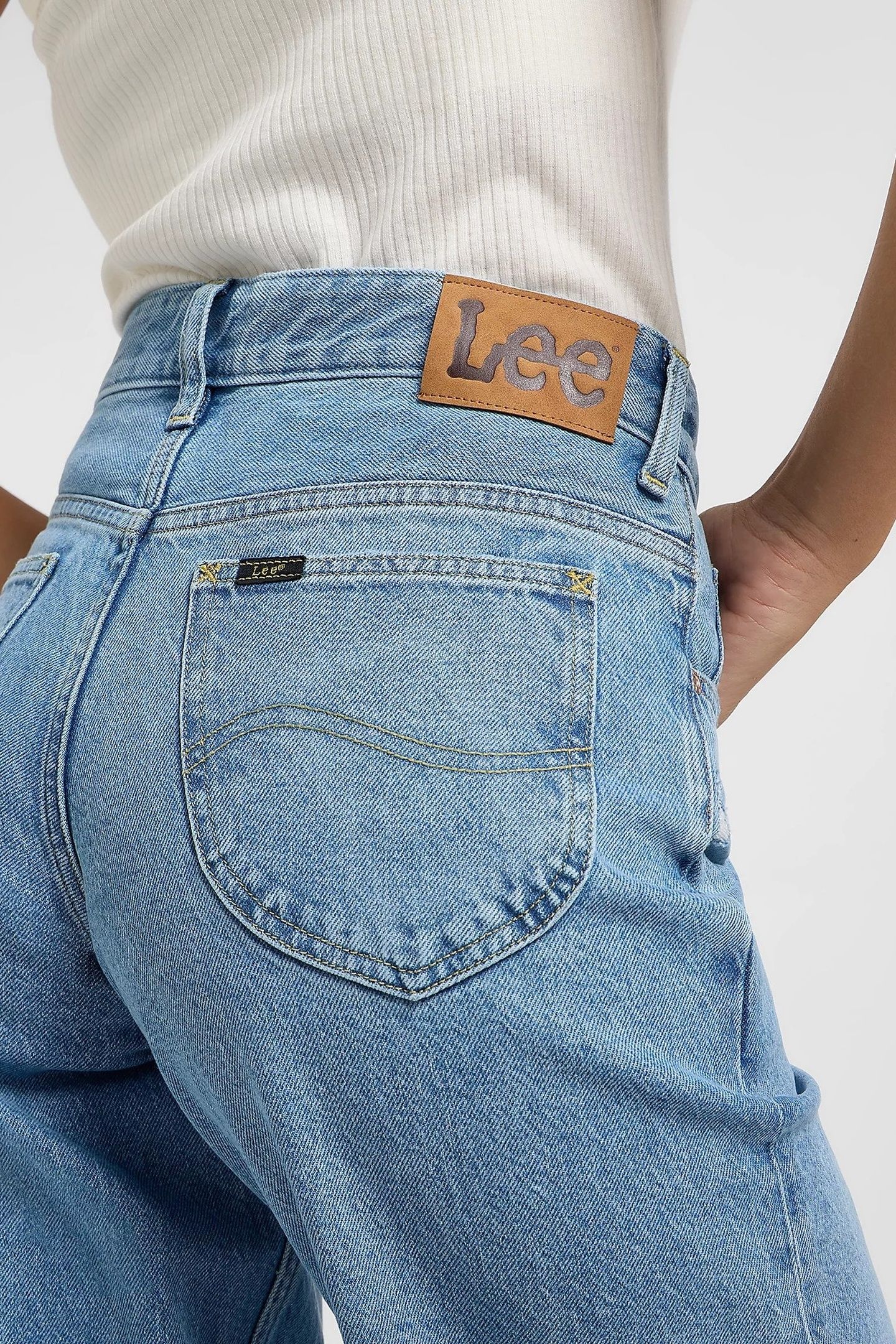 RIDER LOOSE BLUE KOI LOOSE STRAIGHT JEANS DENIM BLUE 5