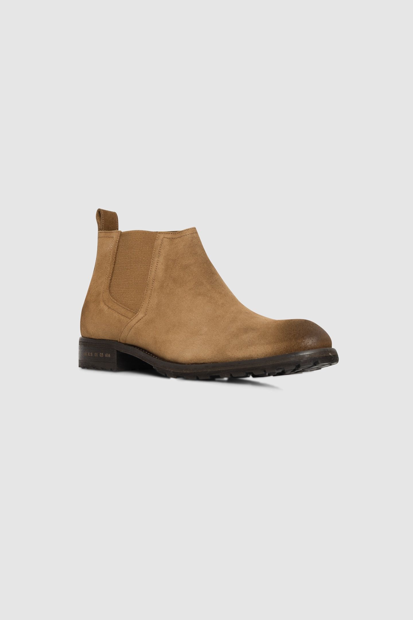 BROWN SUEDE LOW UPPER CHELSEA BOOTS 3