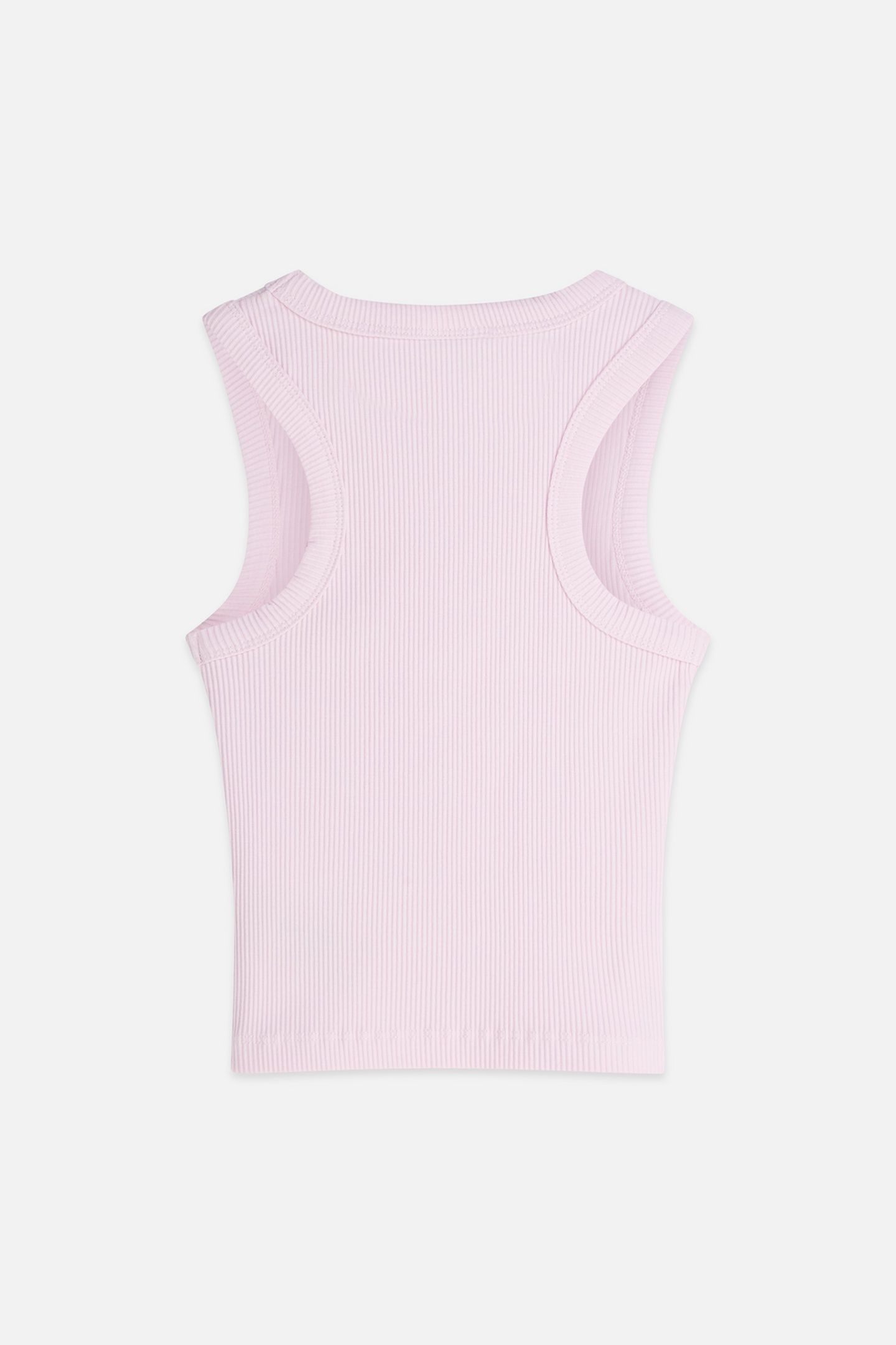 GIRLS SEASONAL CORE RIBBED SLIMFIT TANK TOP FIRE PINK 651 2