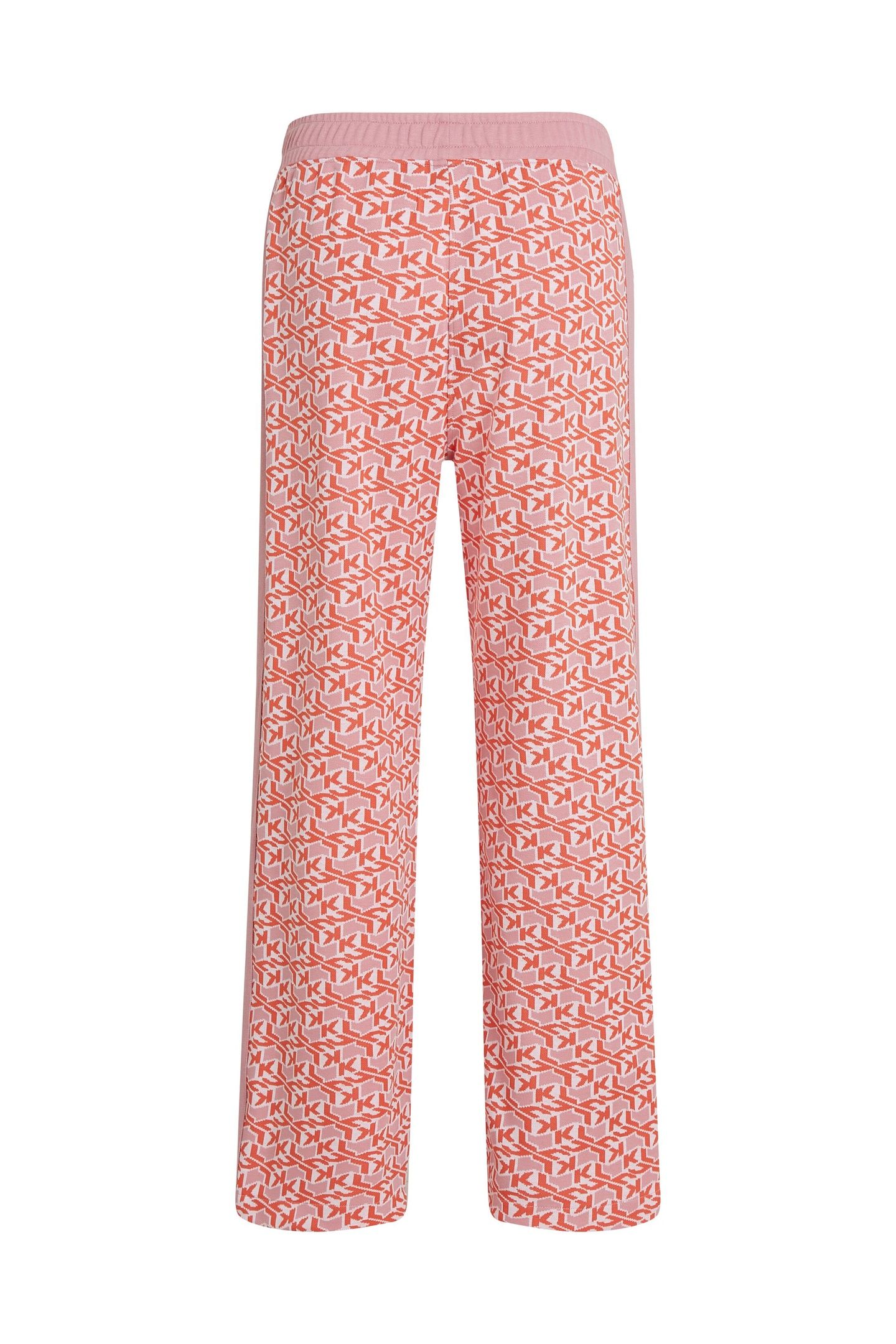 KLJ JACQUARD SWEATPANT GEO MONOGRAM RED 2