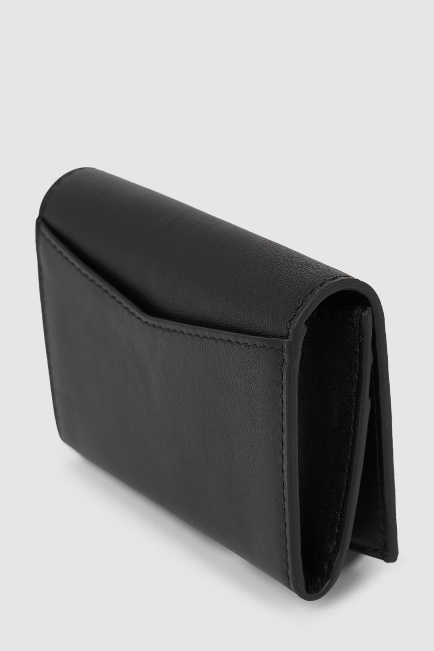 SIGNATURE LEATHER WALLET BLACK-NICKEL 4