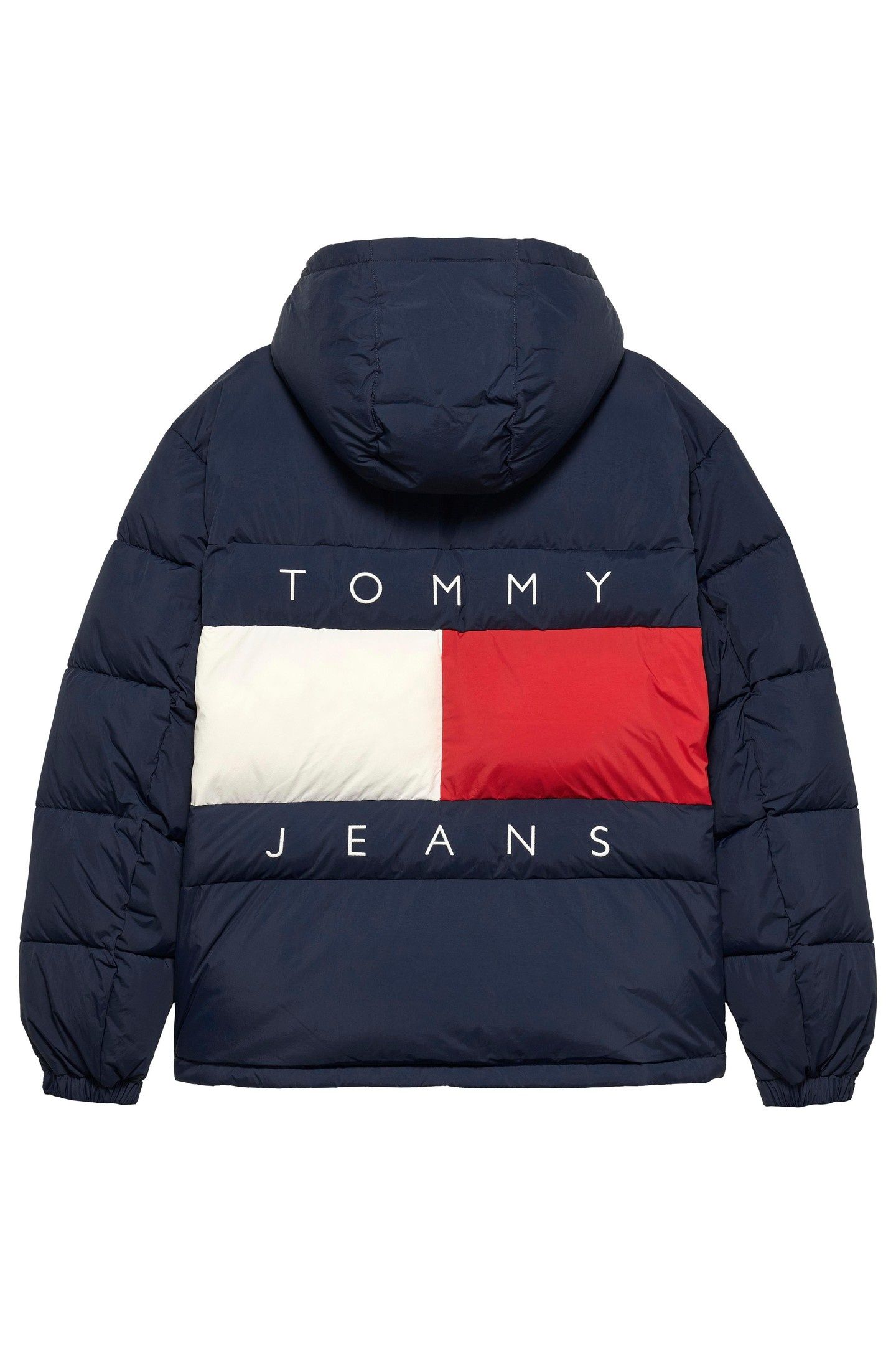 TJM HOODED FLAG PUFFER DARK NIGHT NAVY 4