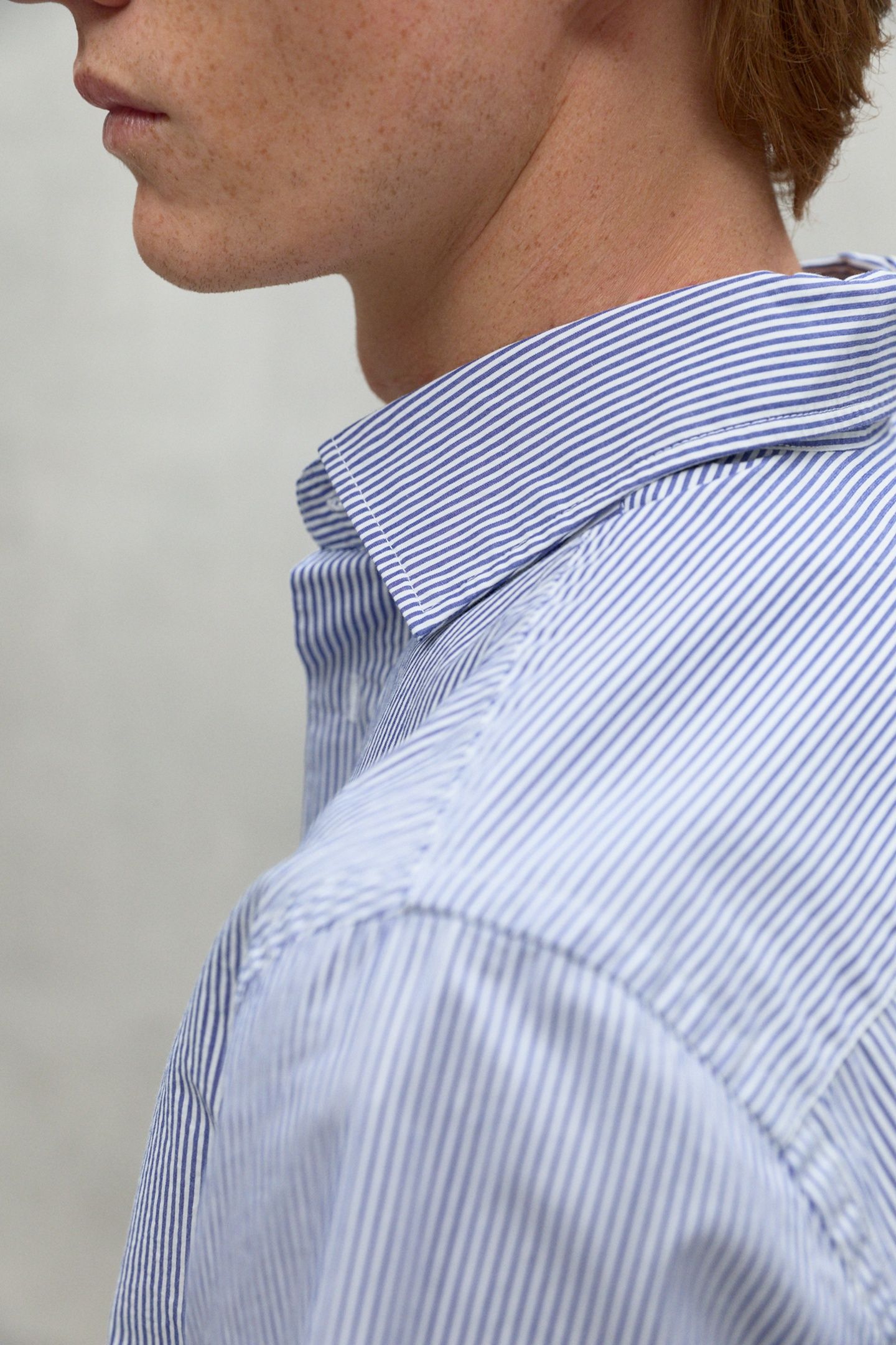 ALFREDOALF SHIRT WHITE + DEEP NAVY 6