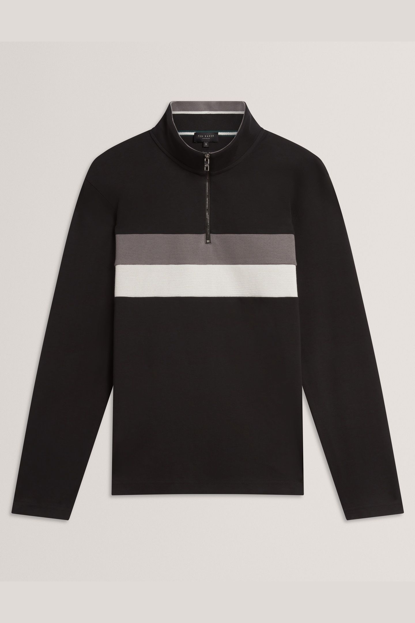 LS REGULAR FIT HALF ZIP BLACK 3