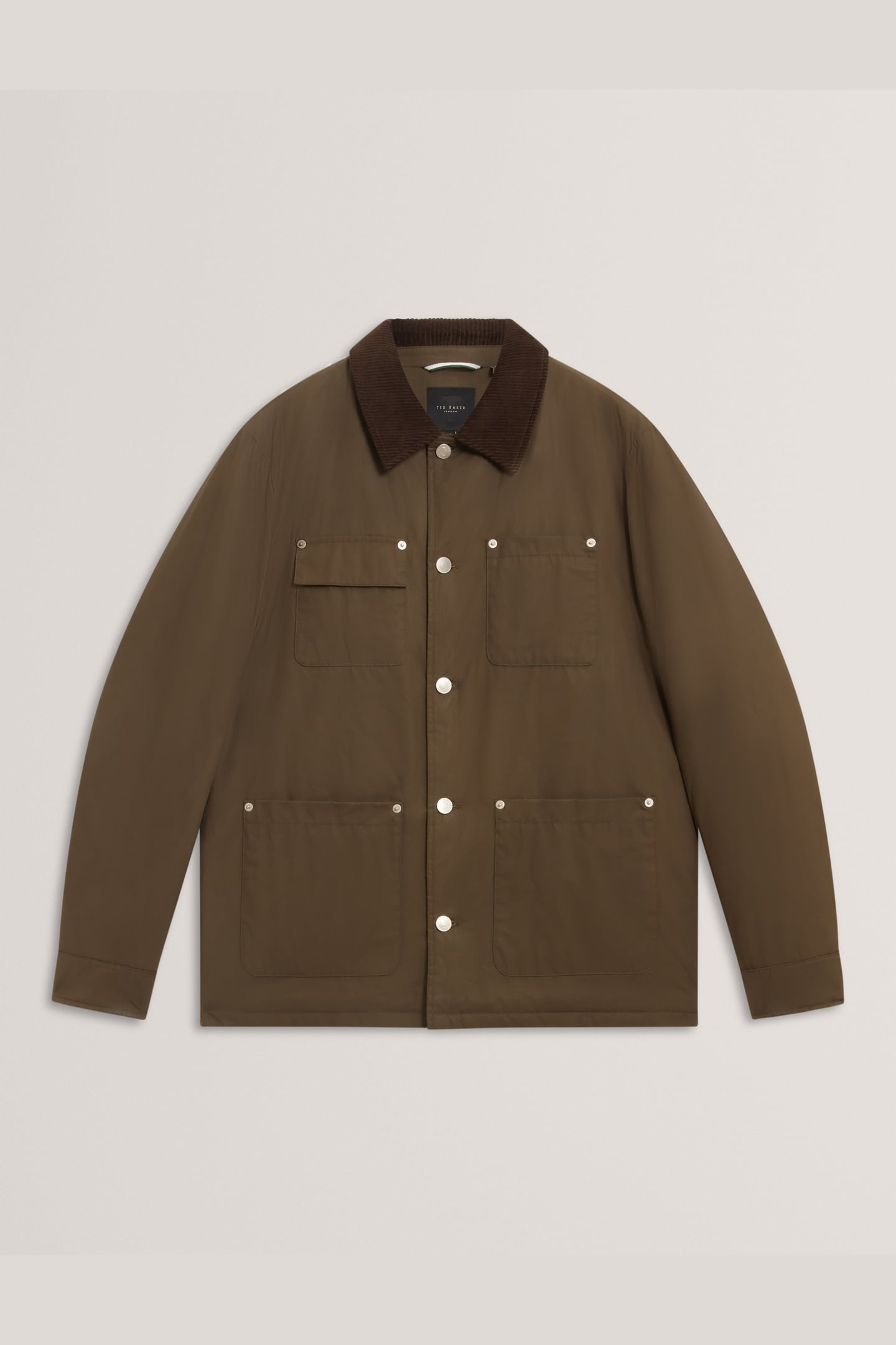 WAXED CHORE JACKET KHAKI 3