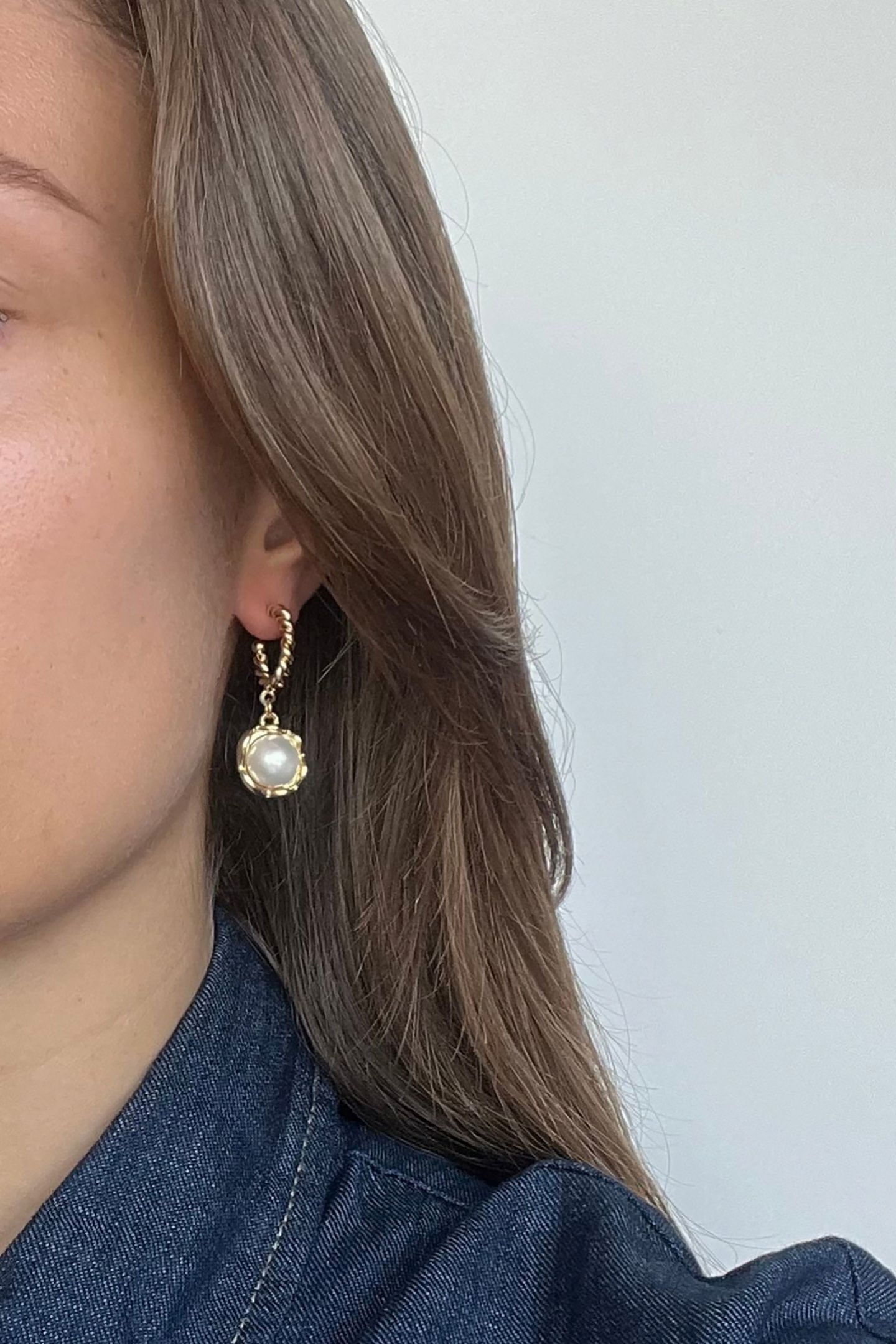 PEARL TWIRL HOOPS 3