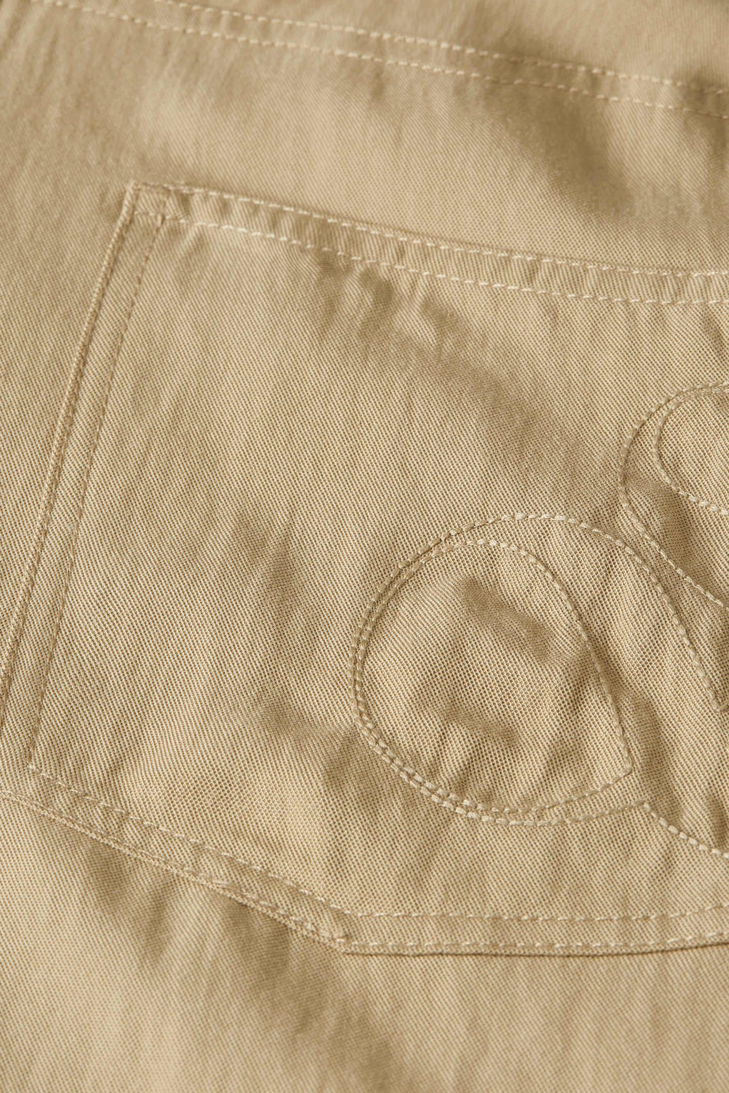 LOTUS - TWILL HIGH RISE BARREL LEG PANTS TRAVERTINE 3
