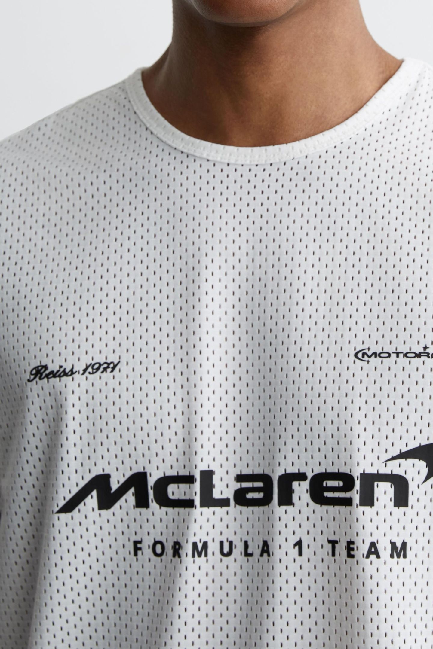 MCLAREN PRINTED MESH VEST WHITE 7