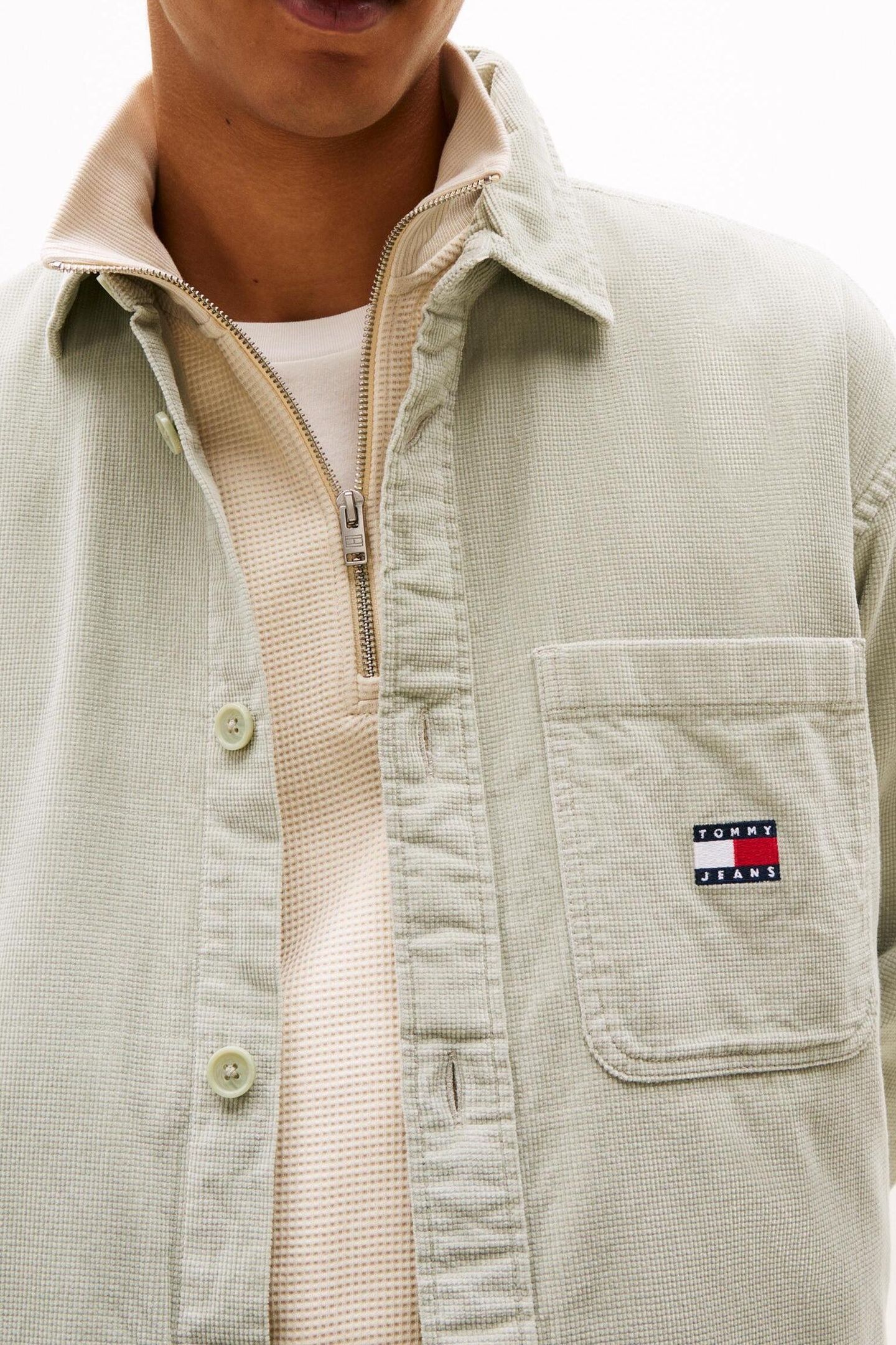 TJM BRICK CORD OVERSHIRT MISTY SAGE 5