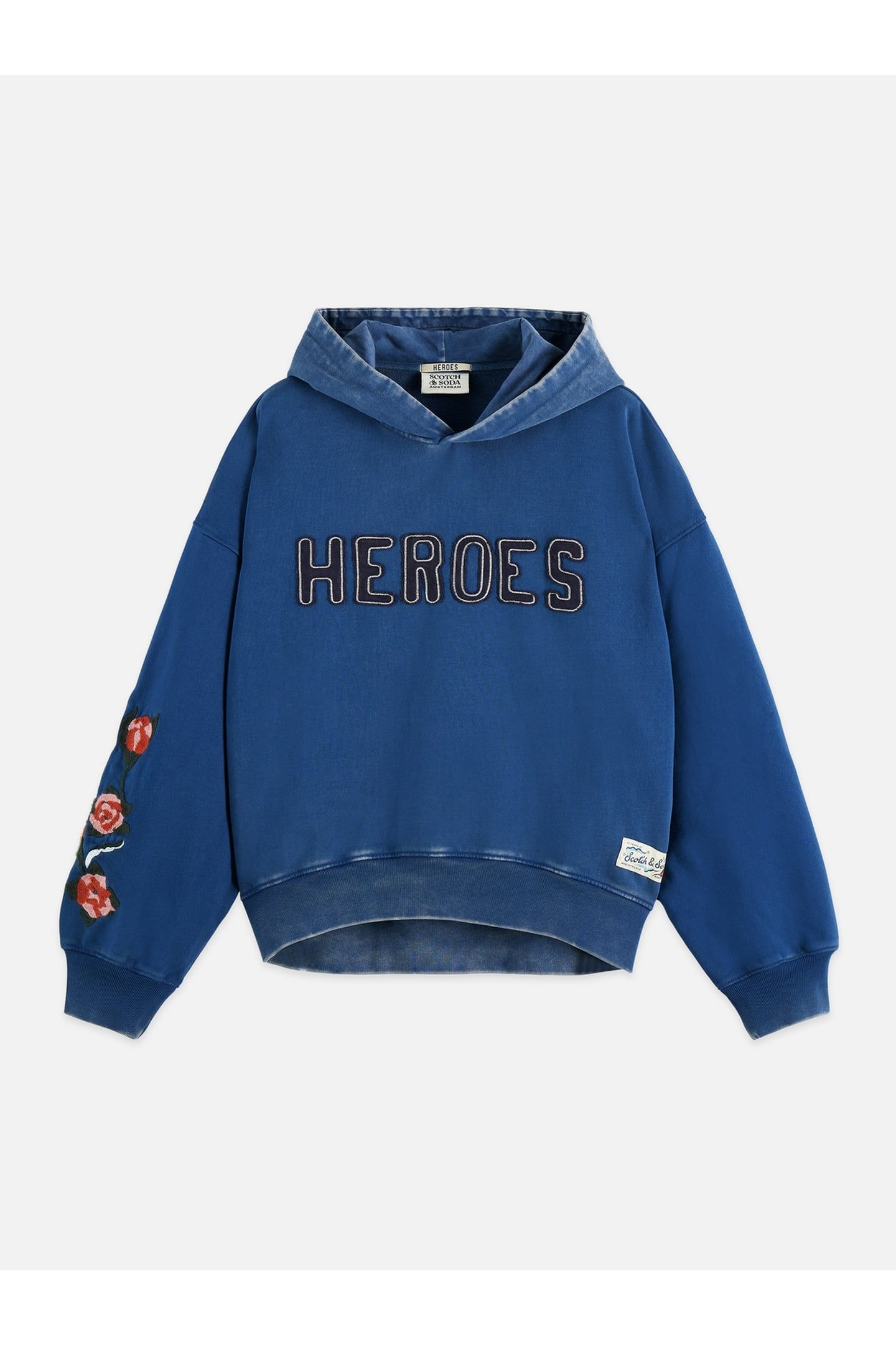 THE 40TH ANNIVERSARY WASHED ARTWORK HOODIE ENSIGN BLUE 3