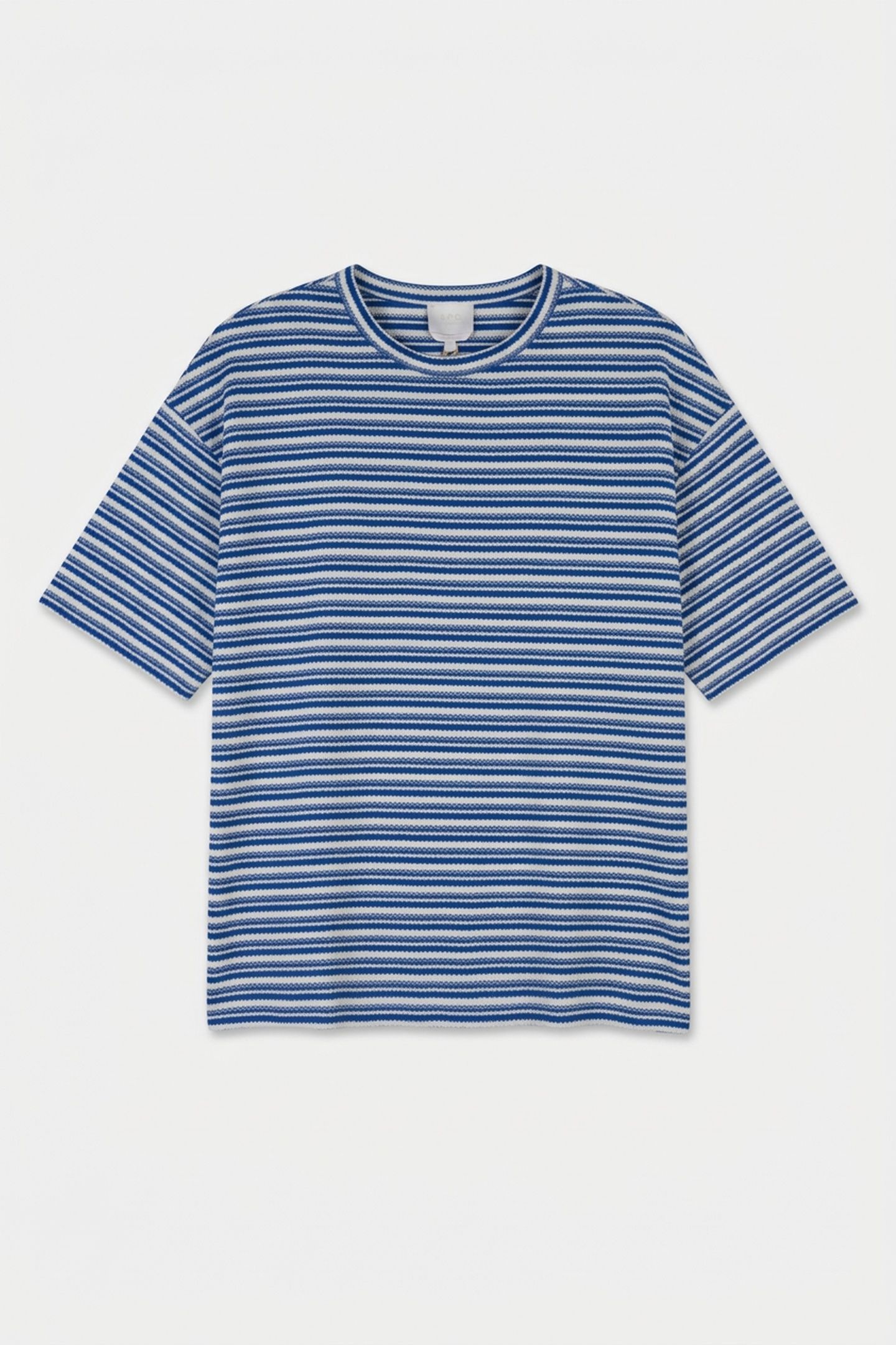 UNISEX T-SHIRT RAYAN BLUE/WHITE 5