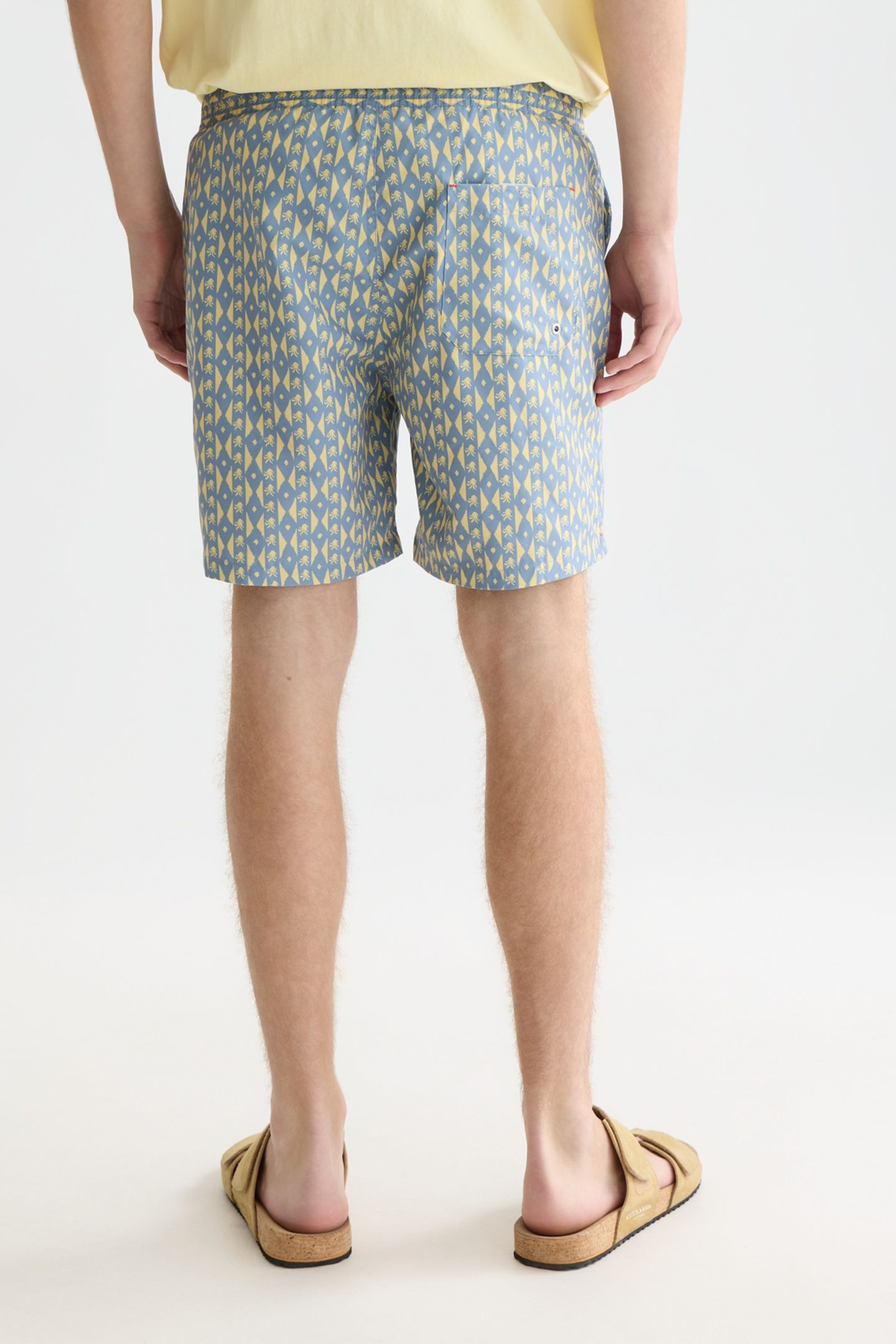 PRINTED MIDLENGTH SWIM SHORTS MEDIUM BLUE 2