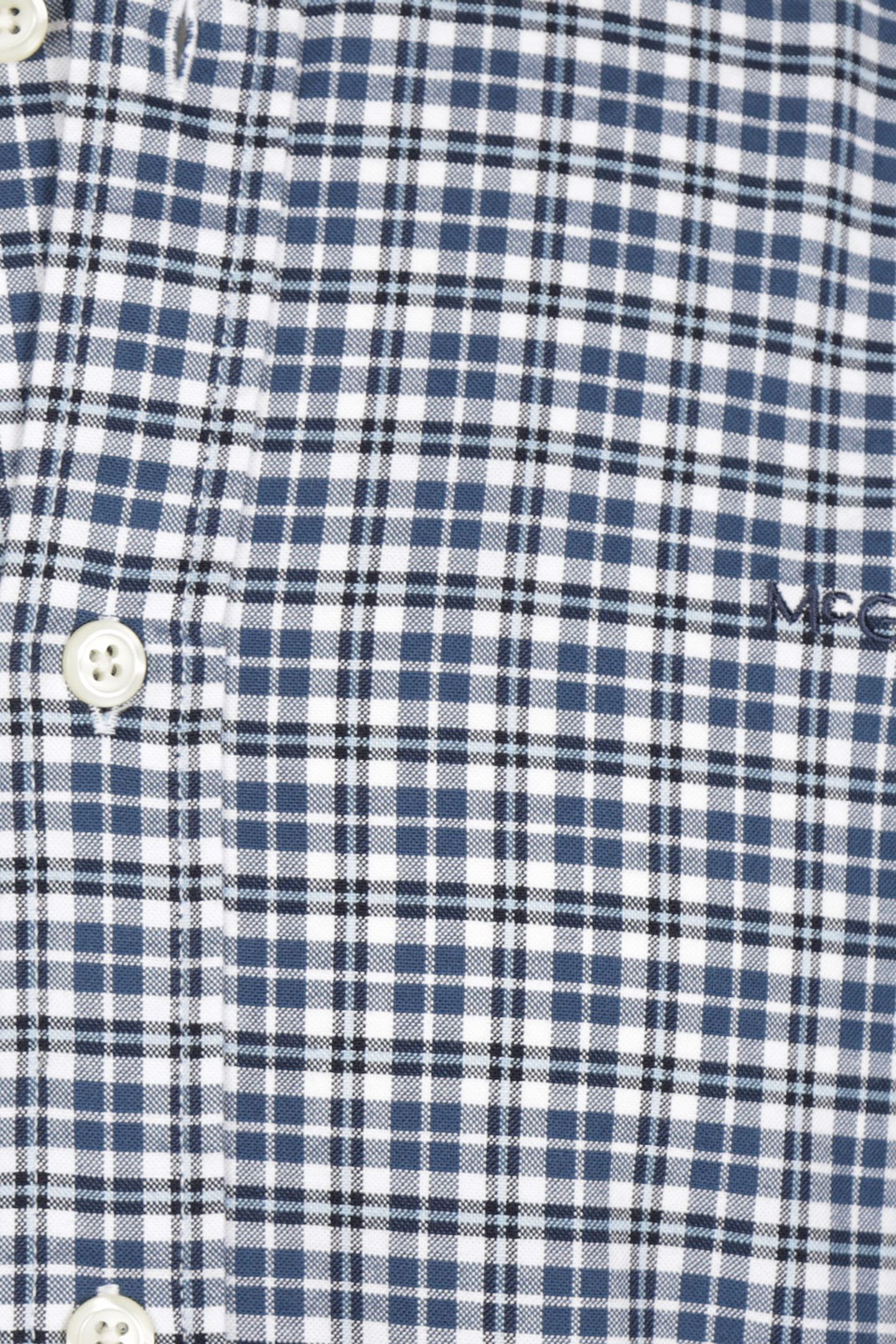 STRETCH OXFORD CHECK SHIRT NAVY 4