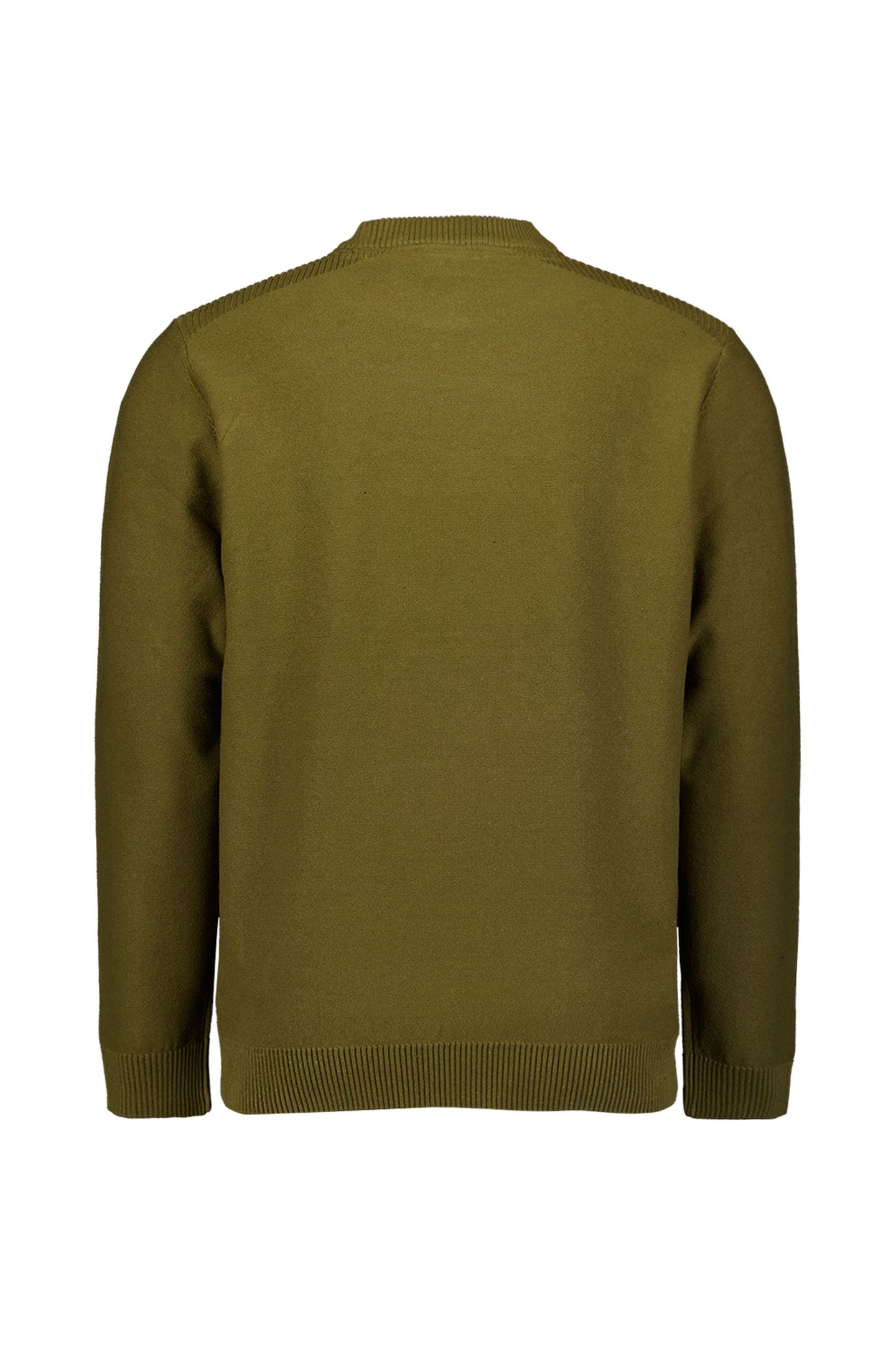 PULLOVER CREWNECK SHOULDER DETAIL MOSS 5