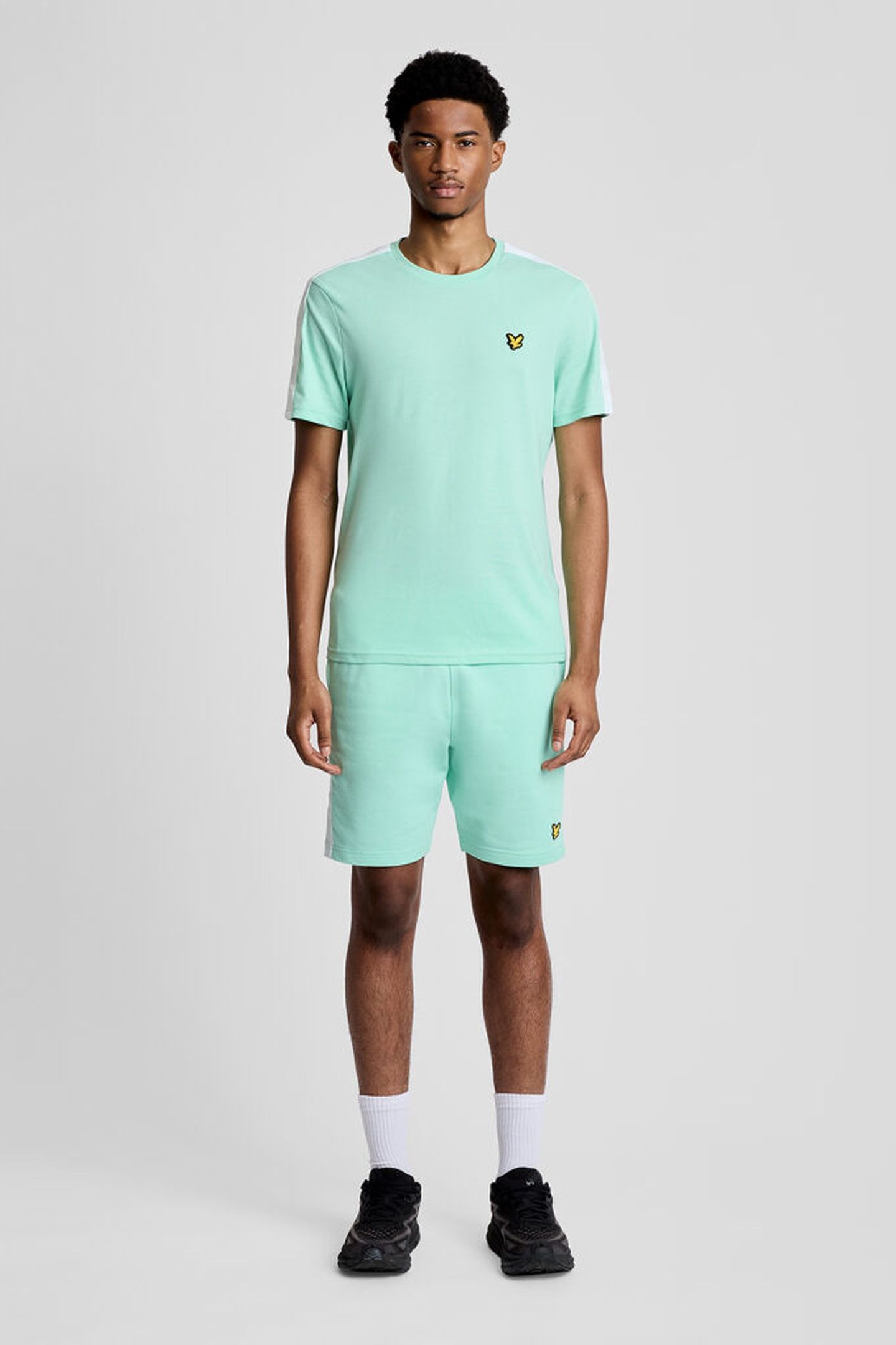 JACQUARD TAPE SHORTS COOL MINT 3