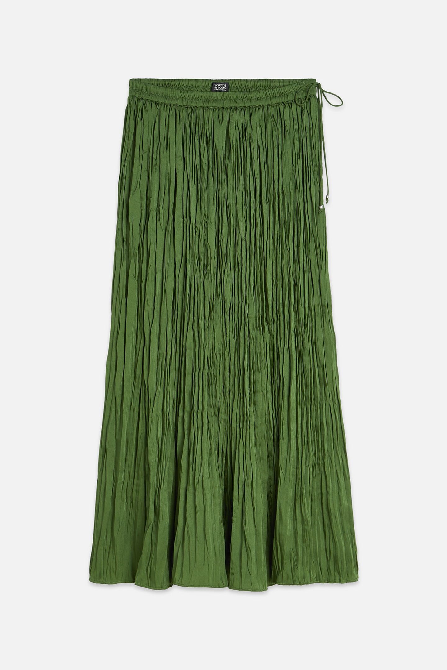 MICRO PLEAT SKIRT GARDEN GREEN 1