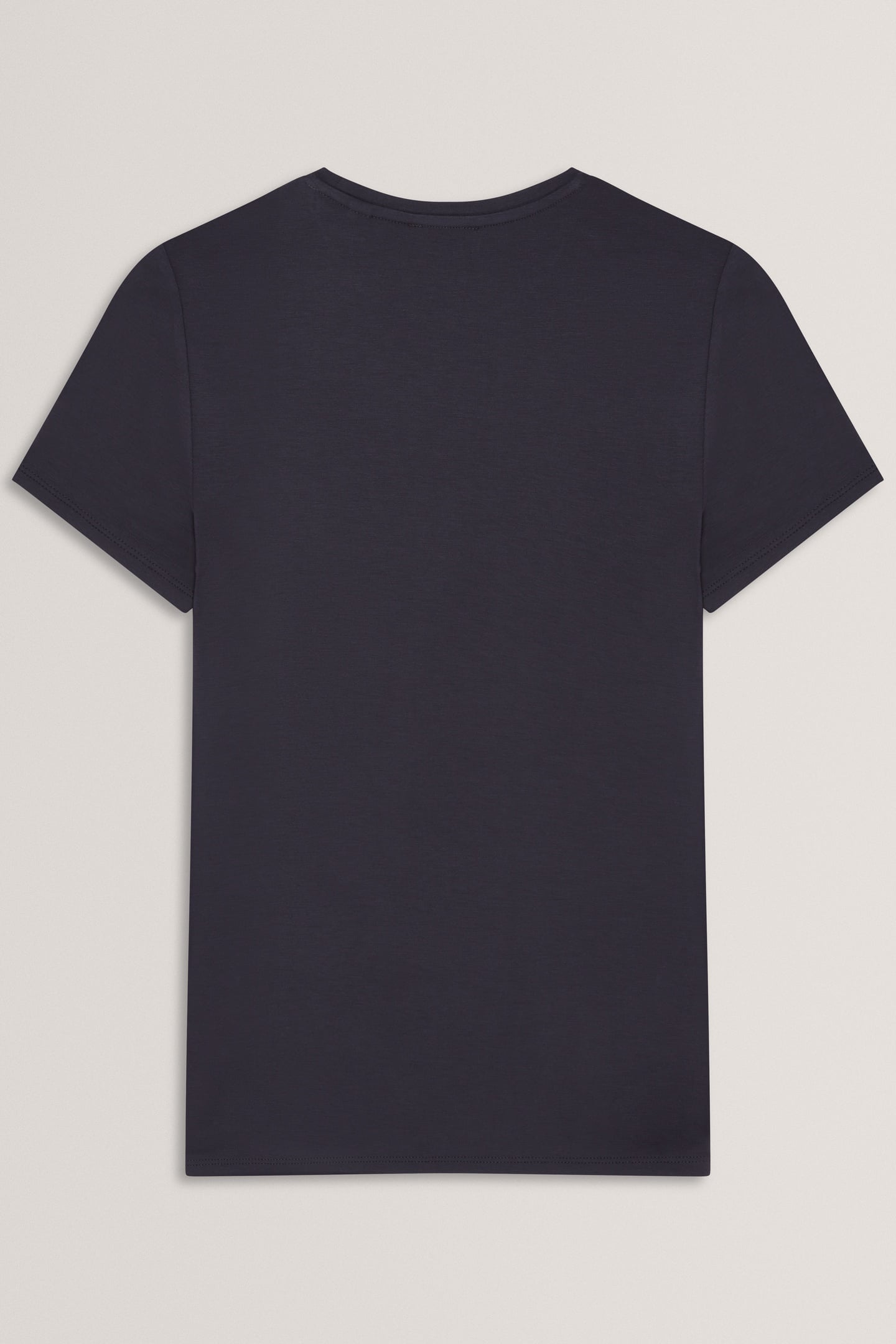 PRINTED FITTED TEE NAVY 4