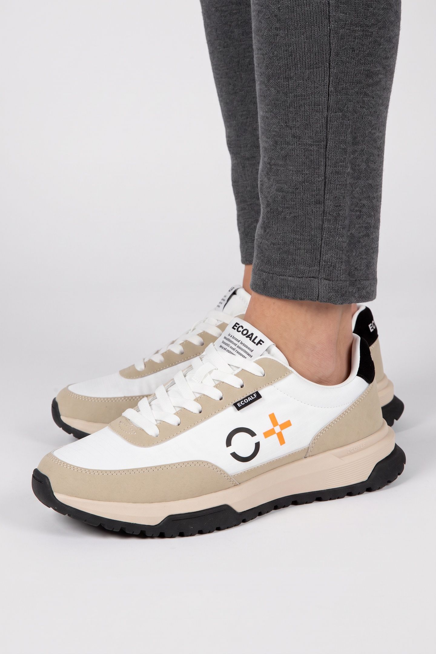 VENTURAALF SNEAKERS ORANGE OFF WHITE/BEIGE 2