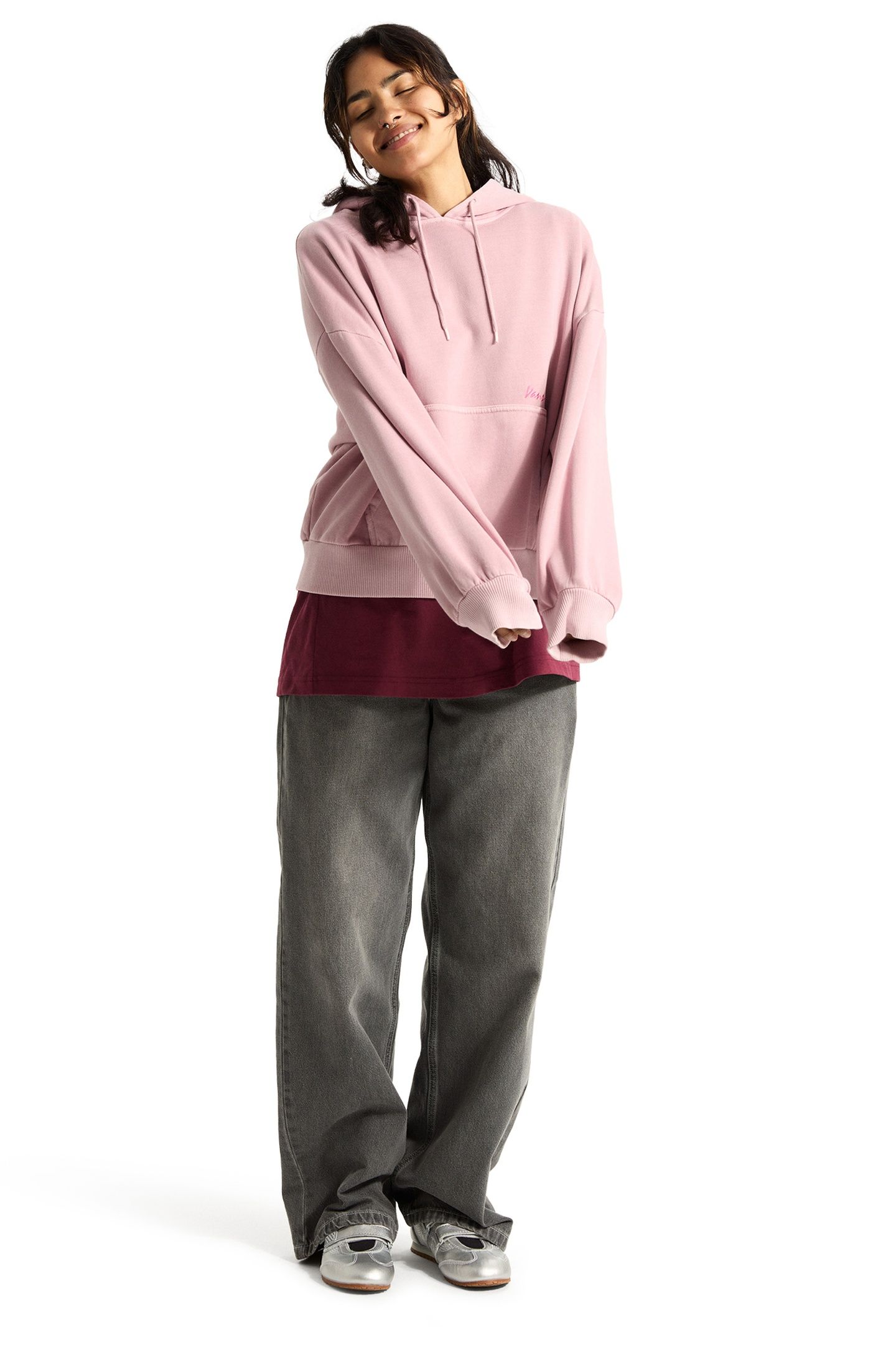 RETRO PO HOODIE PINK DAWN 3