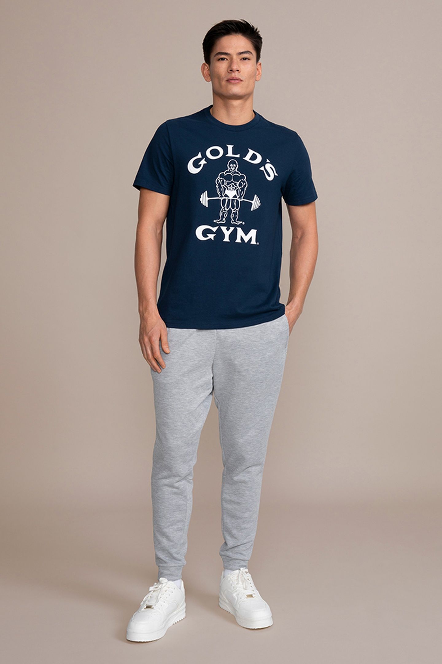 CLASSIC JOE CREW NECK TEE NAVY 2