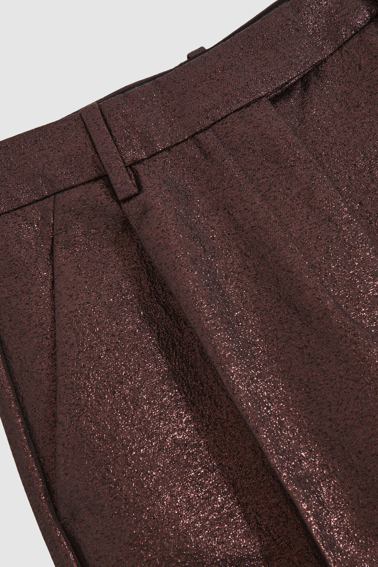 SPARKLE TAPER TROUSER BURGUNDY 7