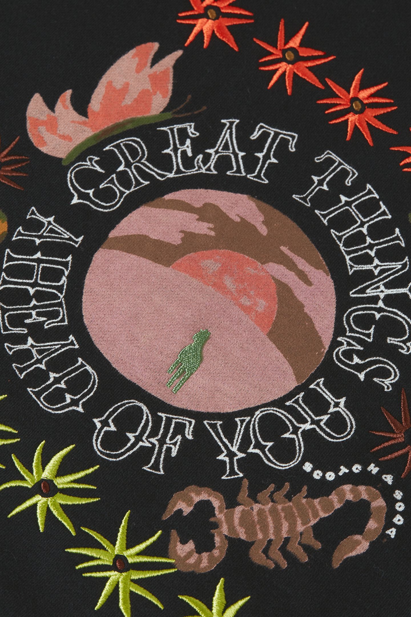 ARTWORK RELAXED-FIT SWEATSHIRT METEORITE 7