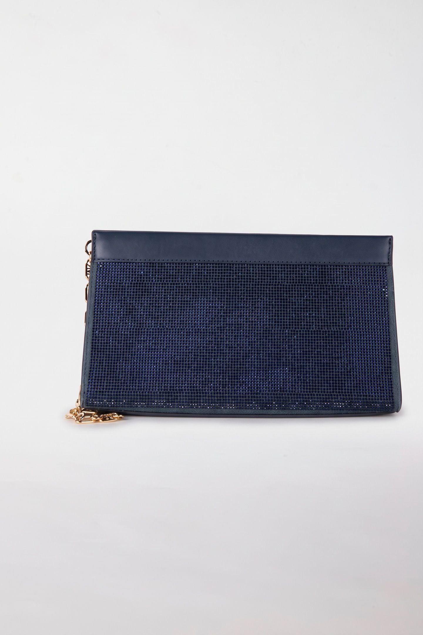 LARGE EMBELLISHED CONVERTIBLE CLUTCH NAVY 2