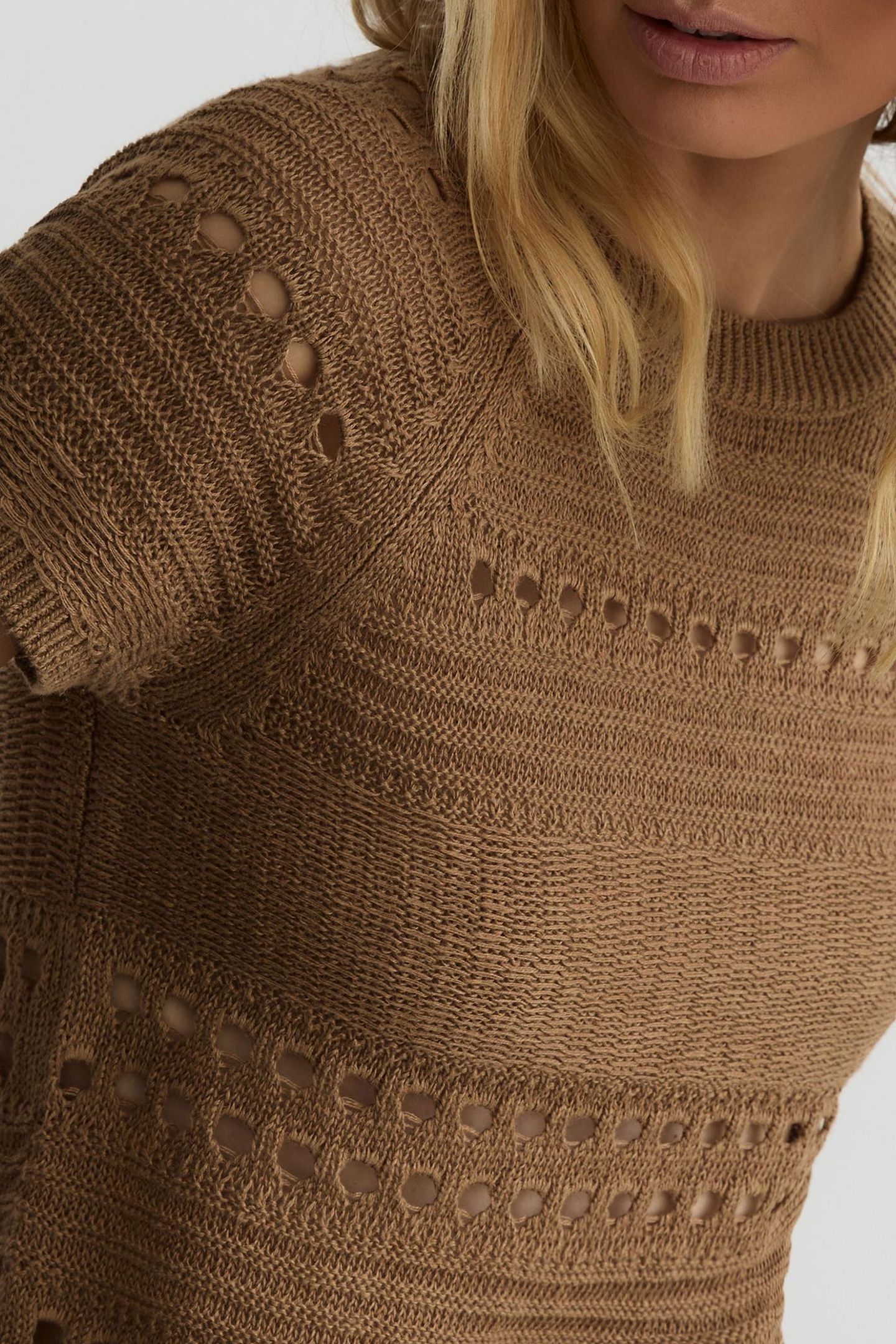 TEXTURE TOP TAUPE NEUTRAL 5