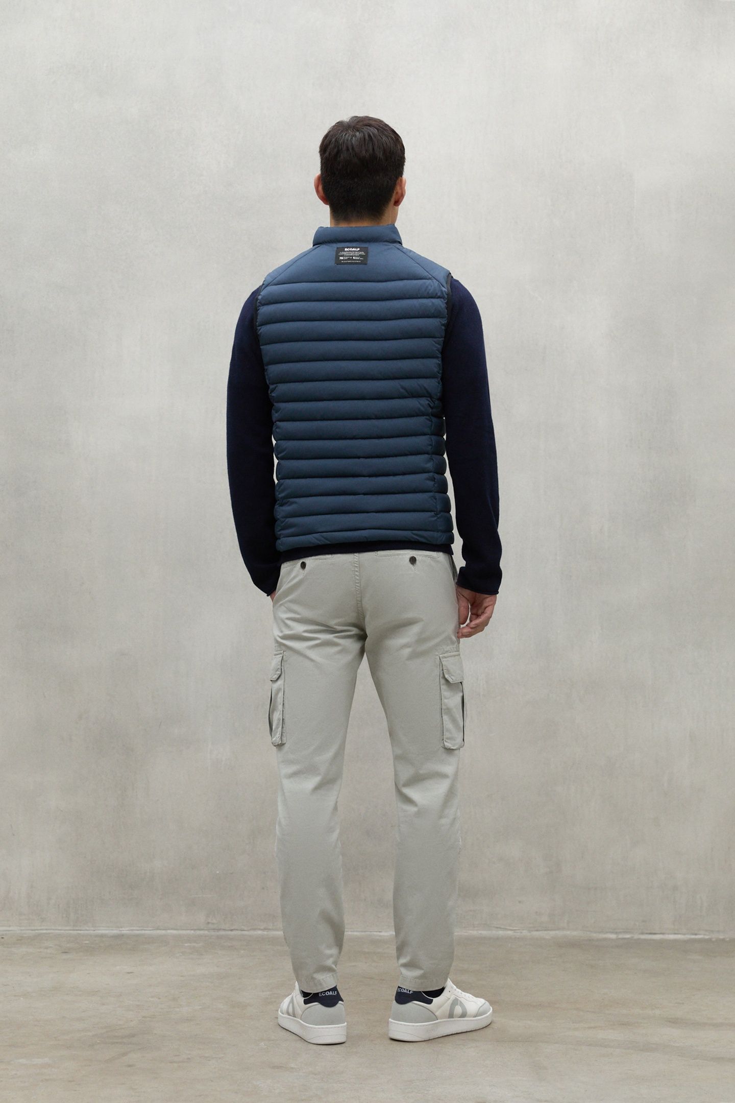 CARDIFFALF VEST STEEL BLUE 2