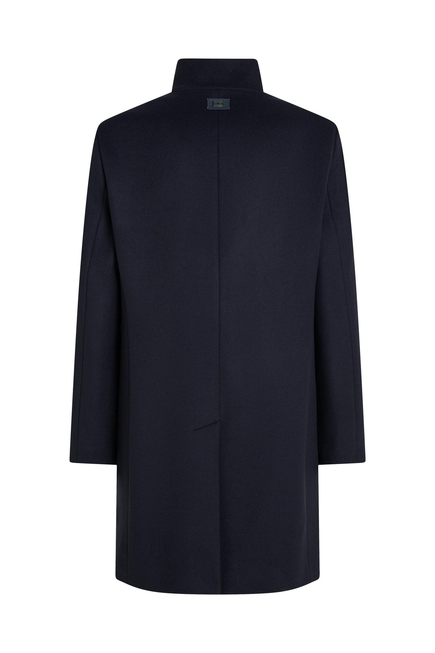 NY WOOL STAND COLLAR NAVY BLUE 5