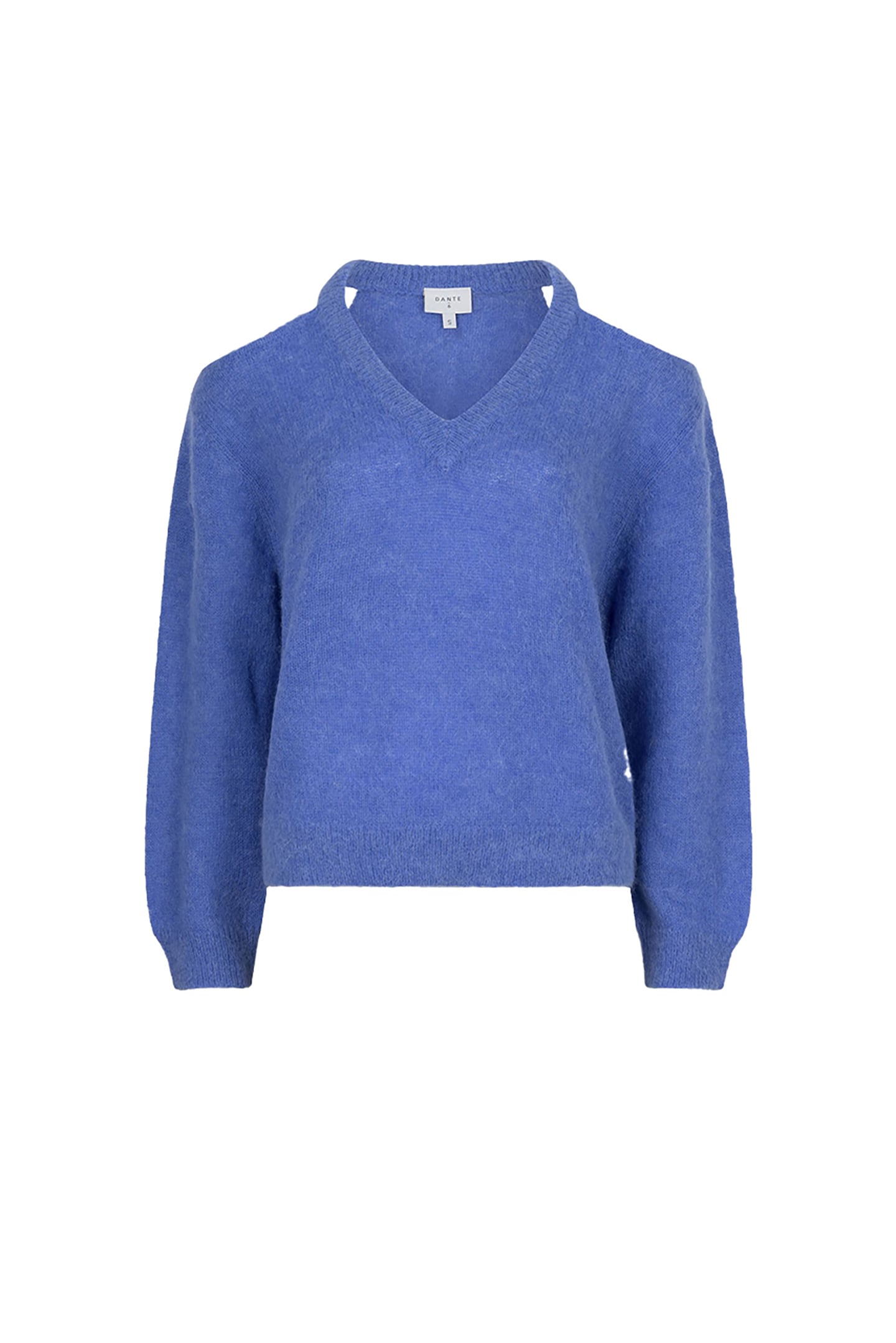 IMANY OPEN SHOULDER SWEAT CORNFLOWER BLUE 4