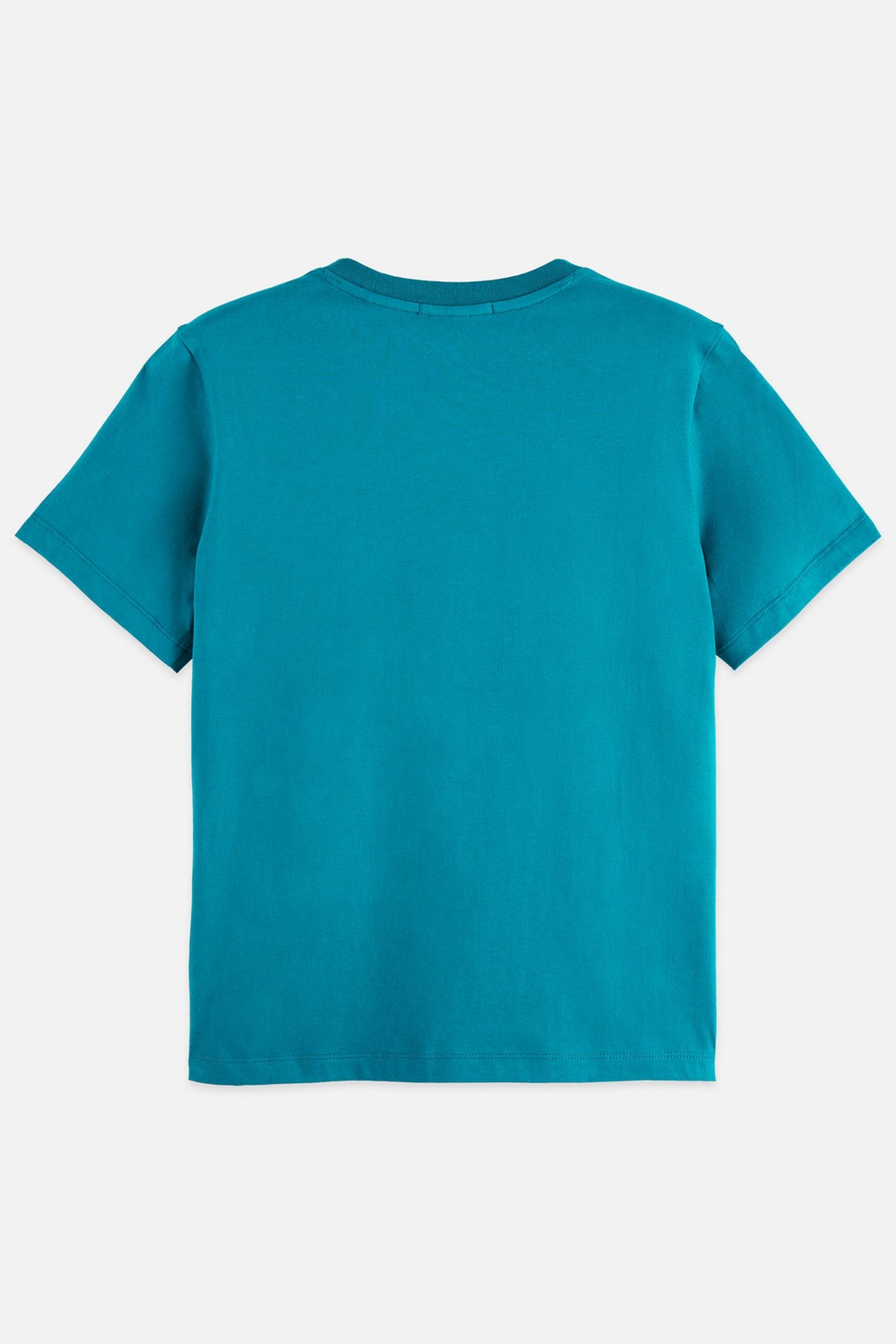 SMALL CHEST ARTWORK REGULAR FIT T-SHIRT DEEP LAGOON 5