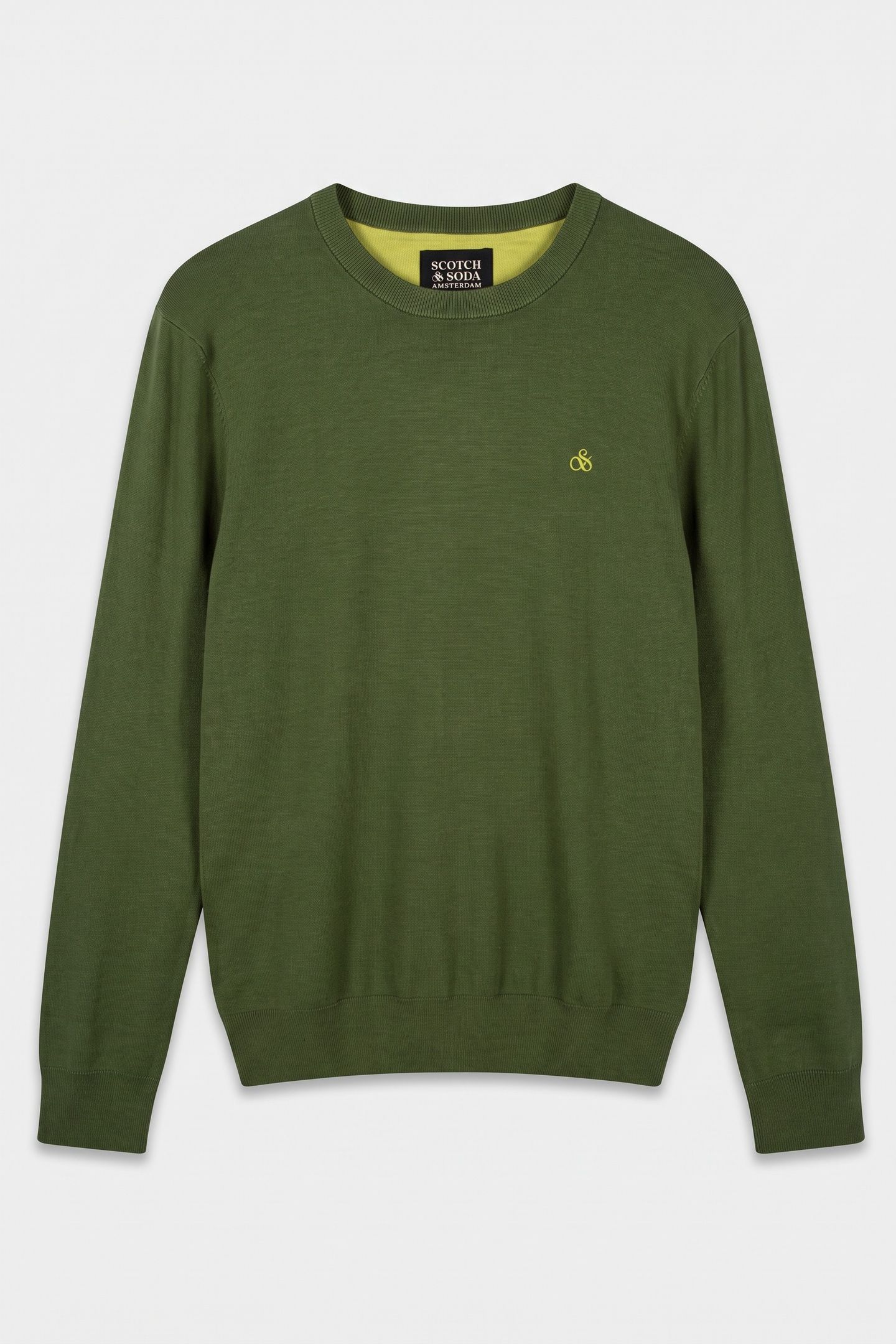 SEASONAL CORE ECOVERO REGULARFIT PULLOVER DARK GREEN 3