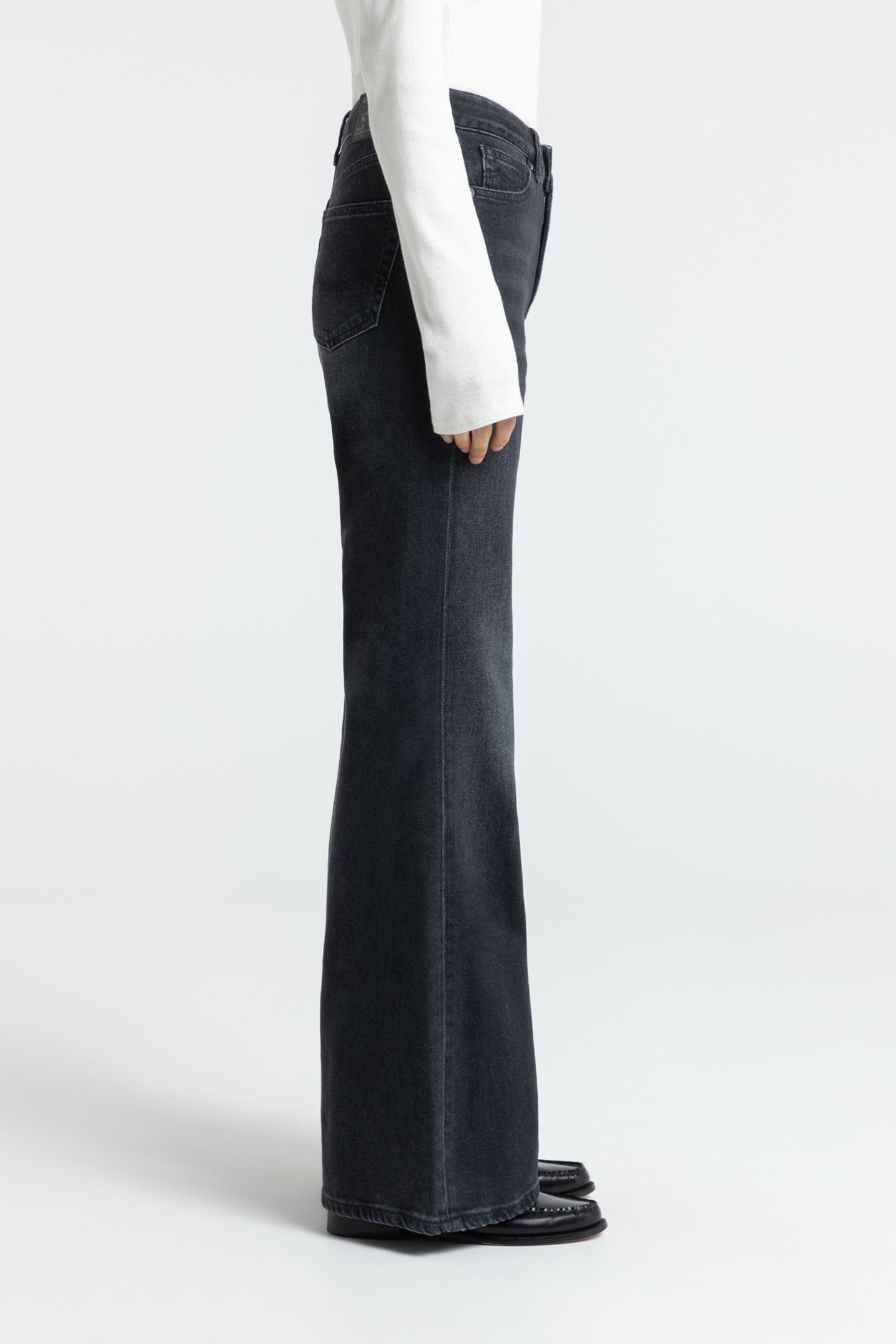 KUKIKO JEANS COTTON FLEX BLACK 3