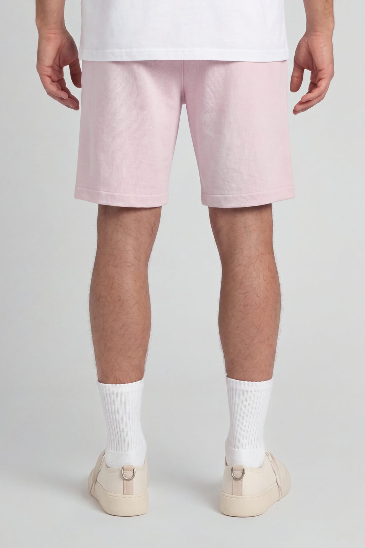 SUPERFINE SWEATSHORT LIGHT PINK 2