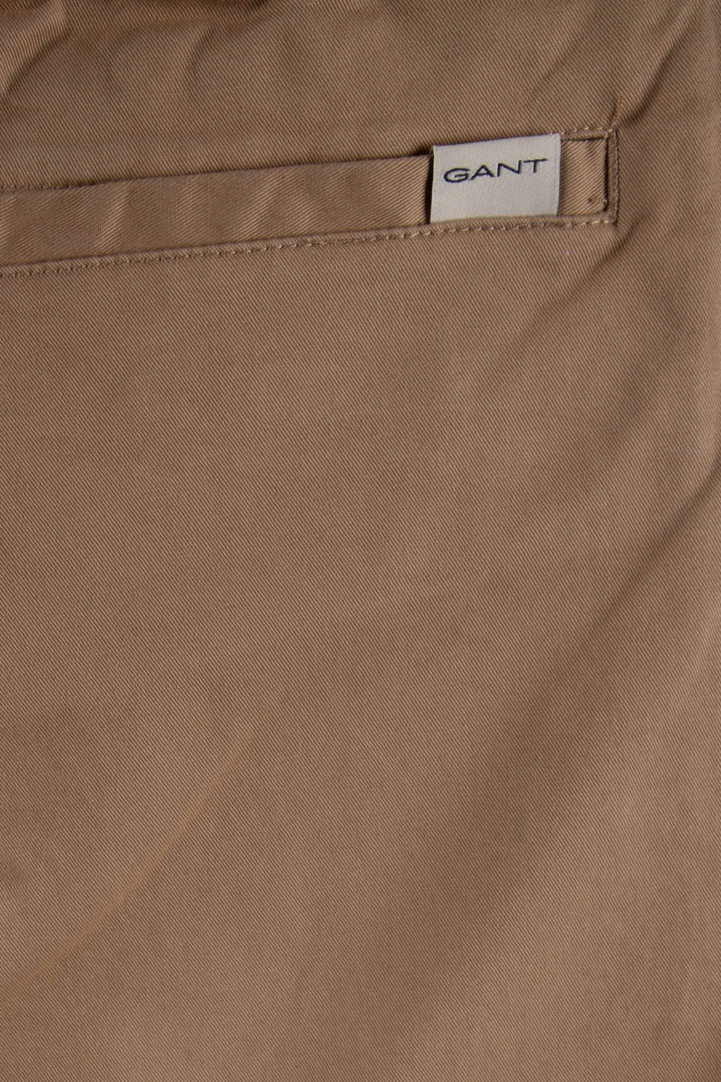 TEEN BOYS GANT CHINO DRAWSTRING TROUSER DARK KHAKI 5