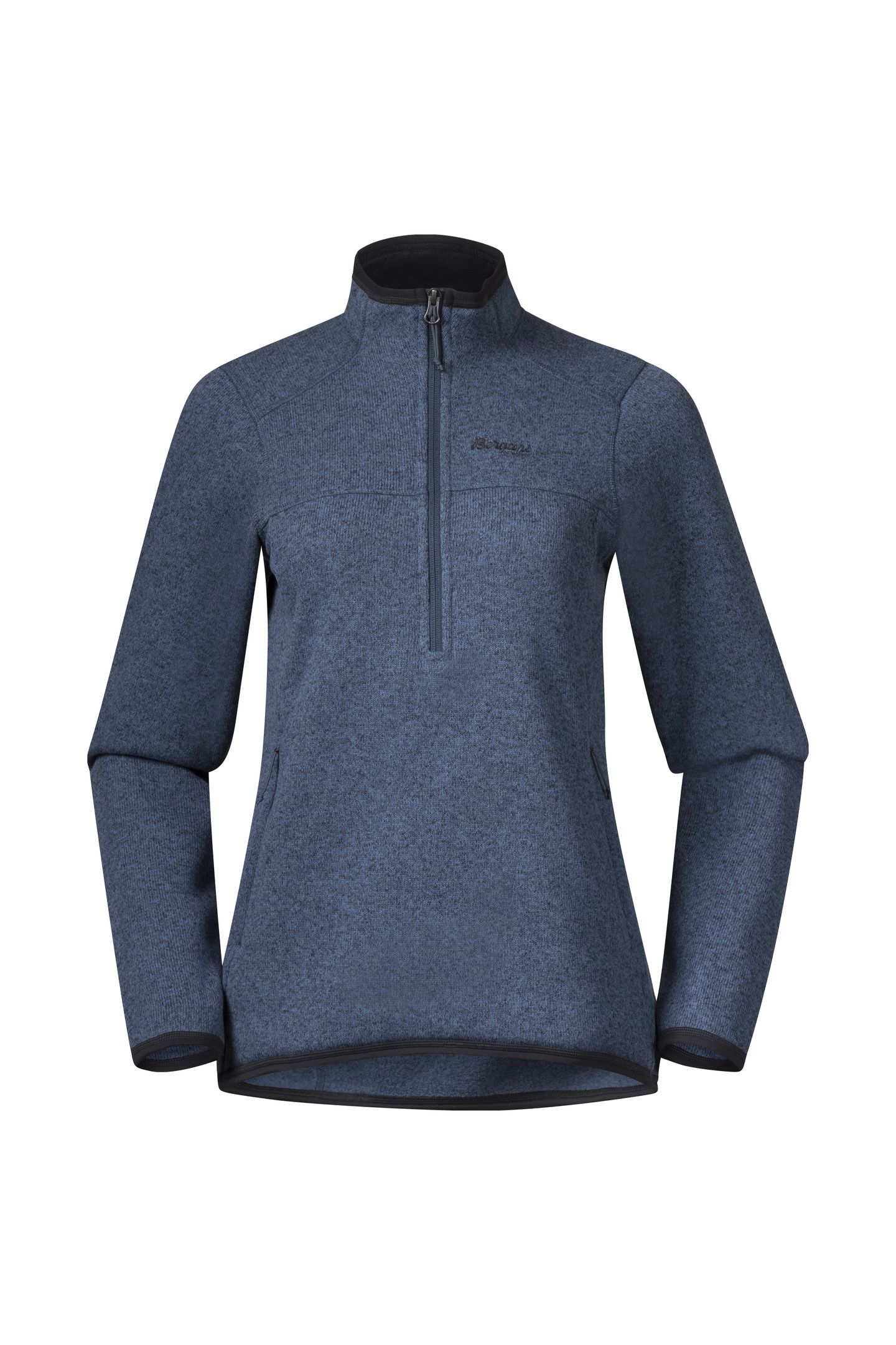 KAMPHAUG KNITTED W HALF ZIP ORION BLUE 1