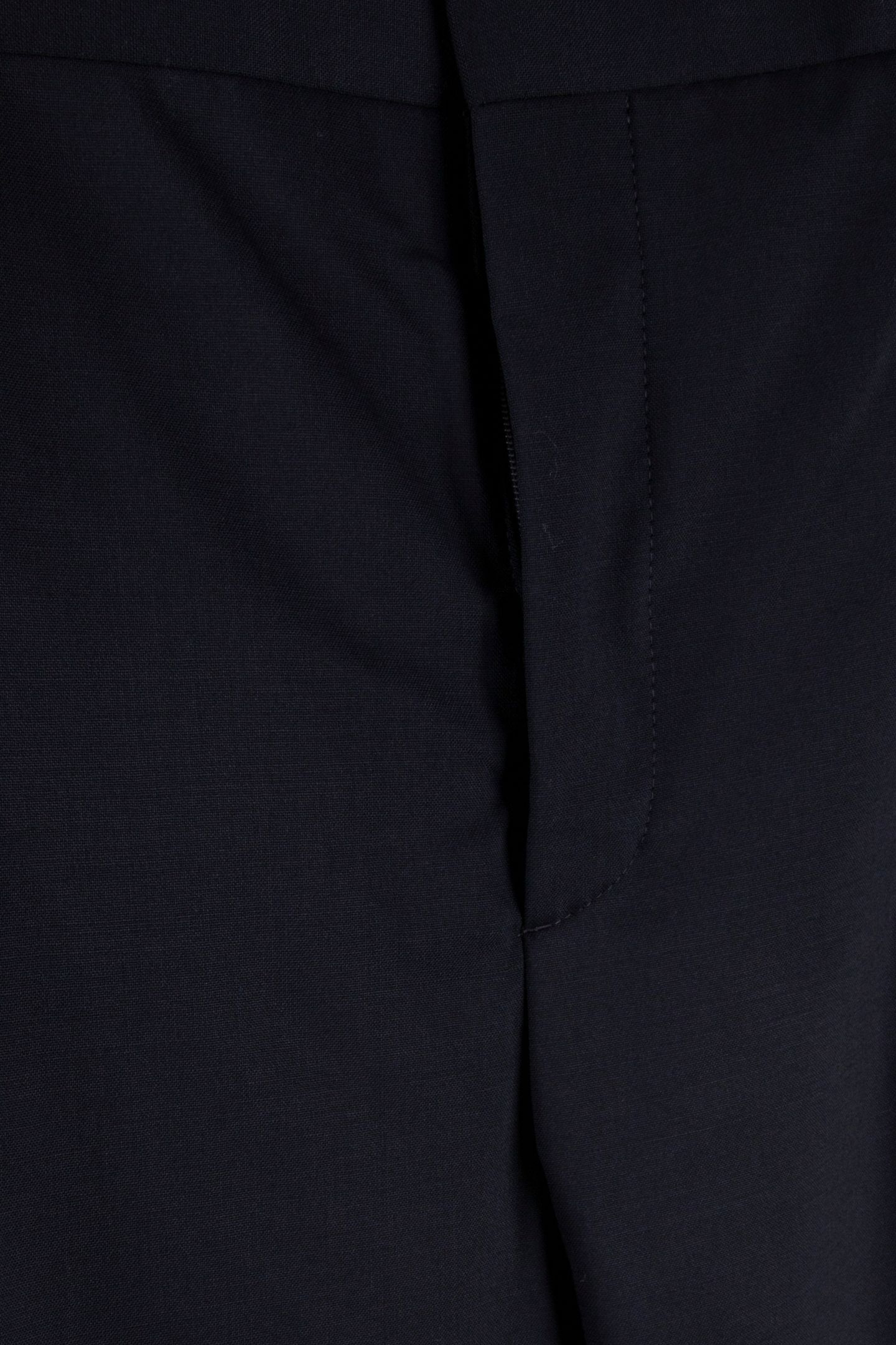 STRETCH WOOL REGULAR TROUSERS MIDNIGHT NAVY 4