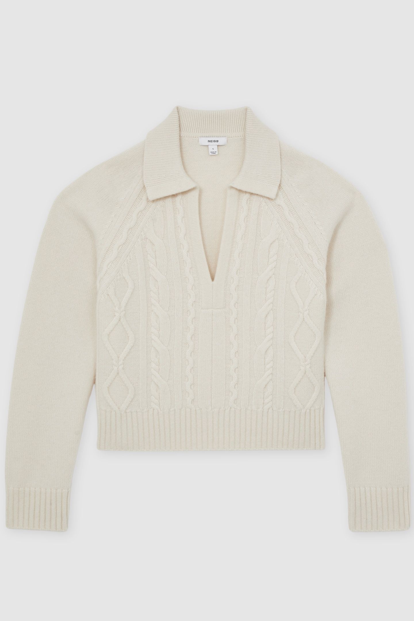 CABLE STITCH JUMPER IVORY 4