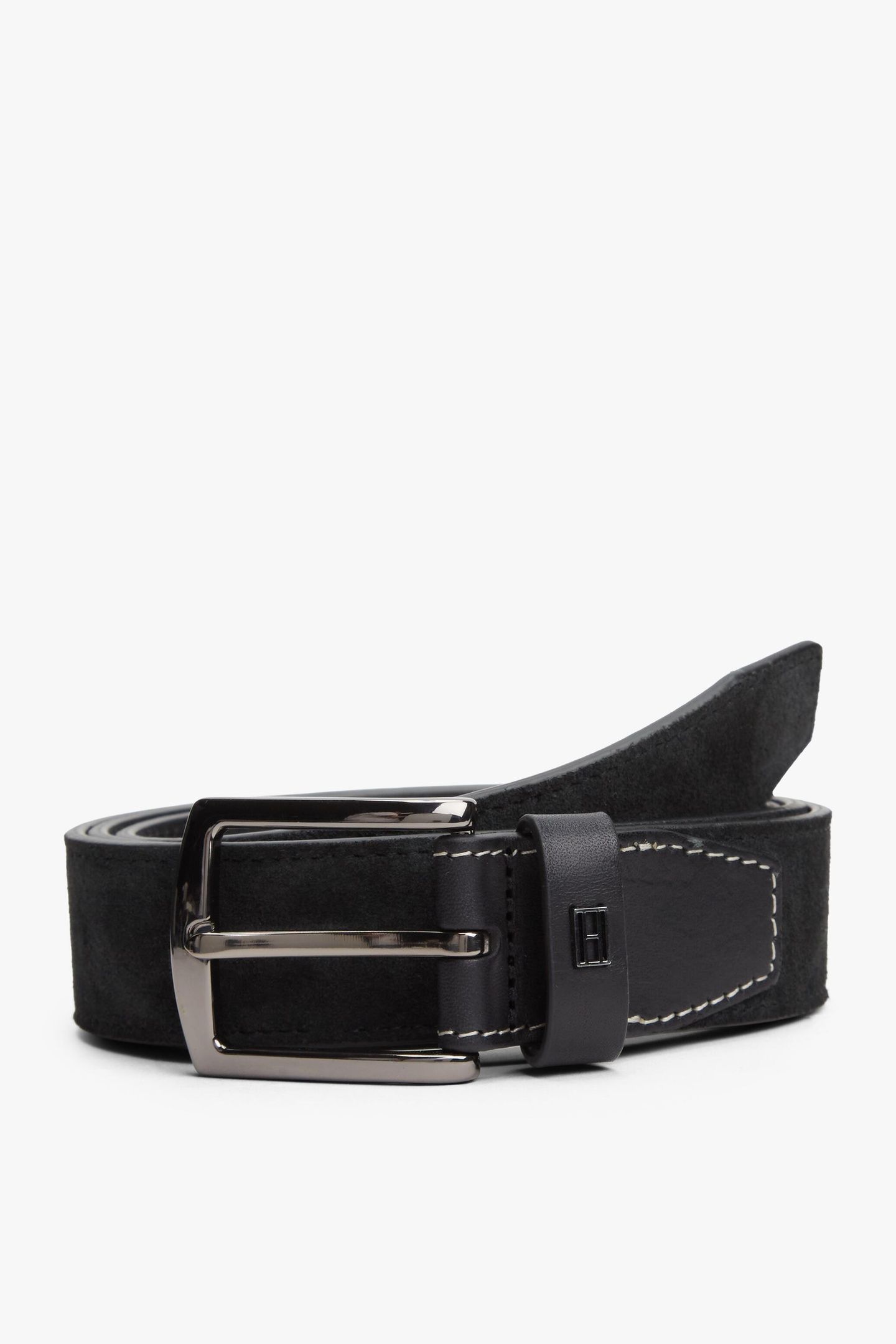 DENTON ELEVATED SUEDE BELT BLACK 2