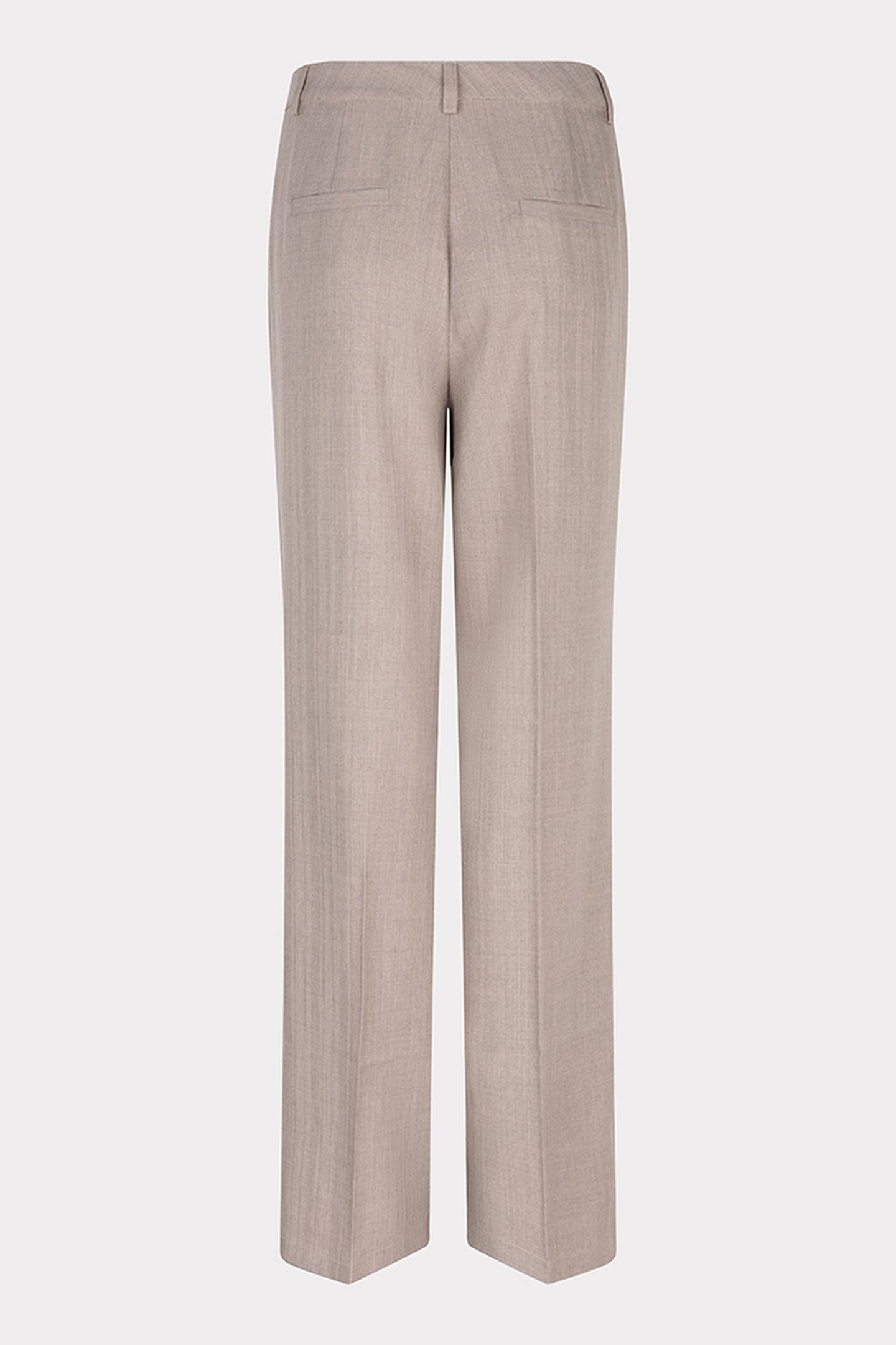 TROUSERS WIDE LEG TAUPE MELANGE 5