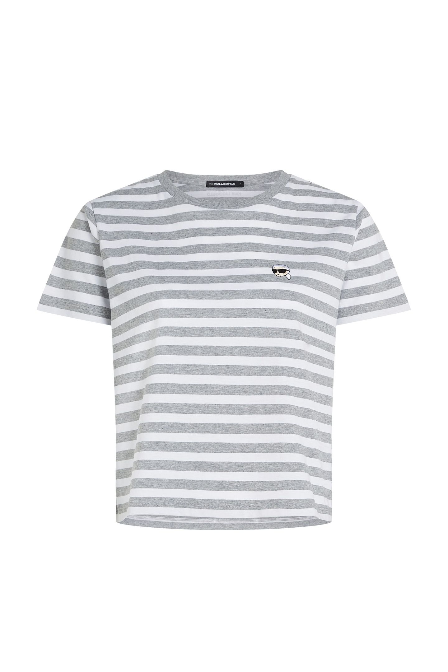 IKON STRIPE T-SHIRT WHITE-GREY-STRIPE 4