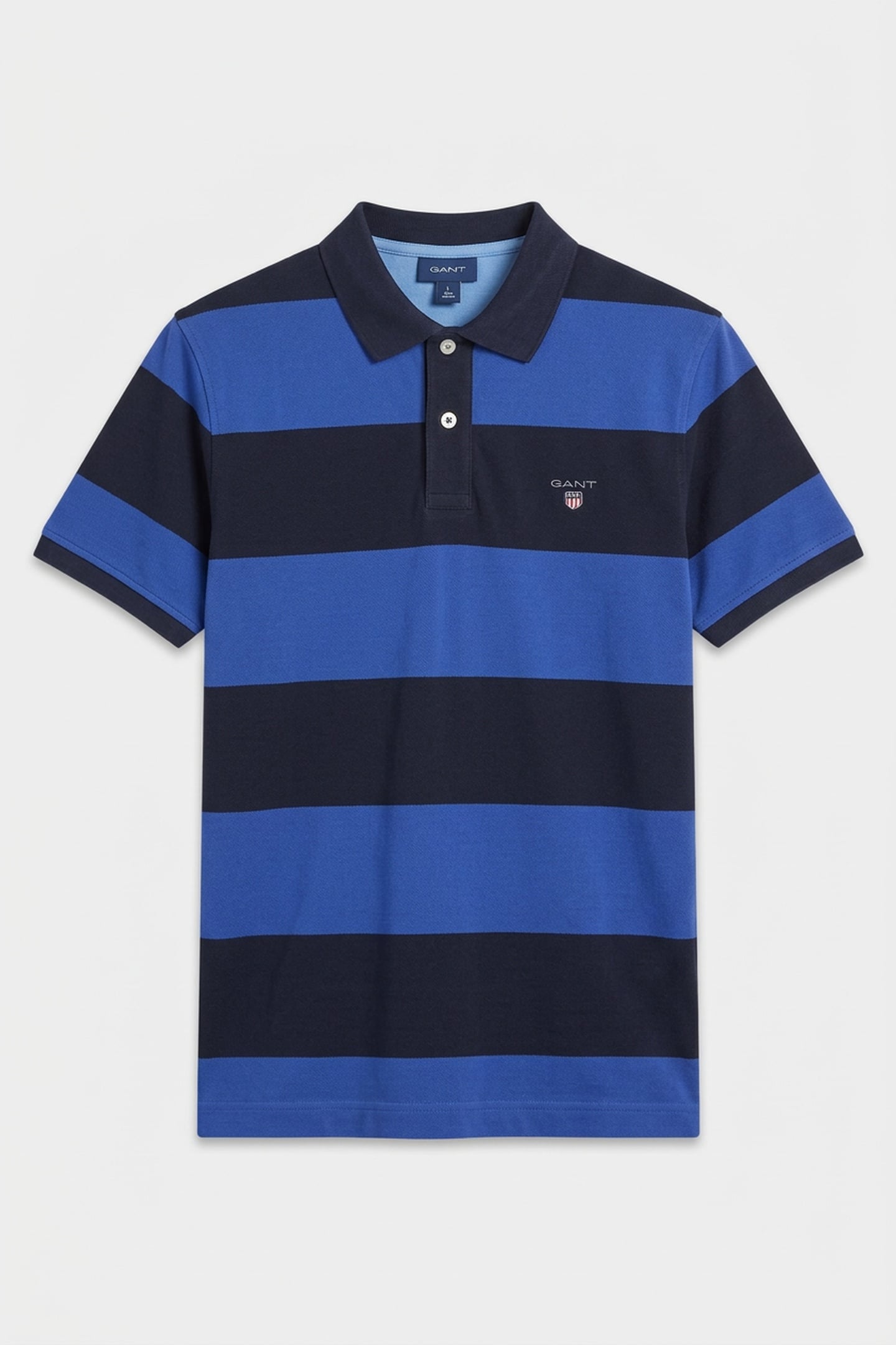 BLOCK STRIPE POLO ROYAL BLUE 3