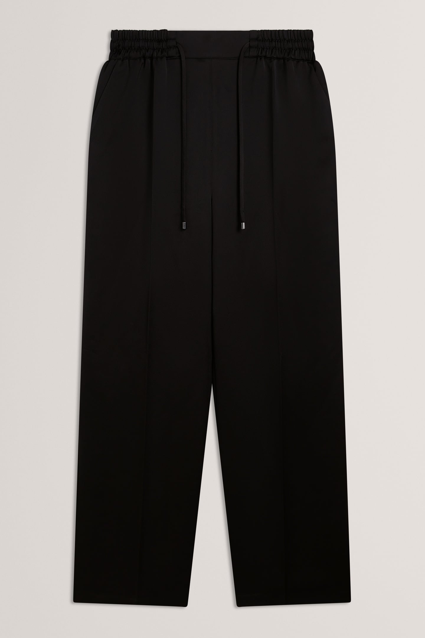 SATIN SLIM TAPER JOGGER BLACK 3