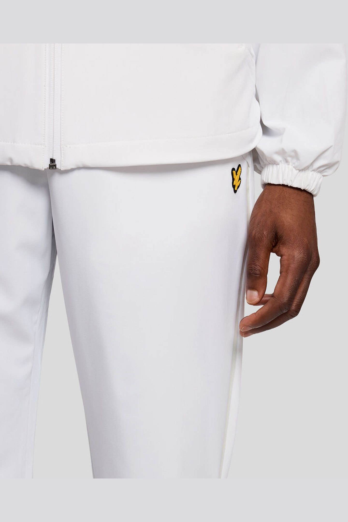 STRIPED TRACKIES WHITE 5