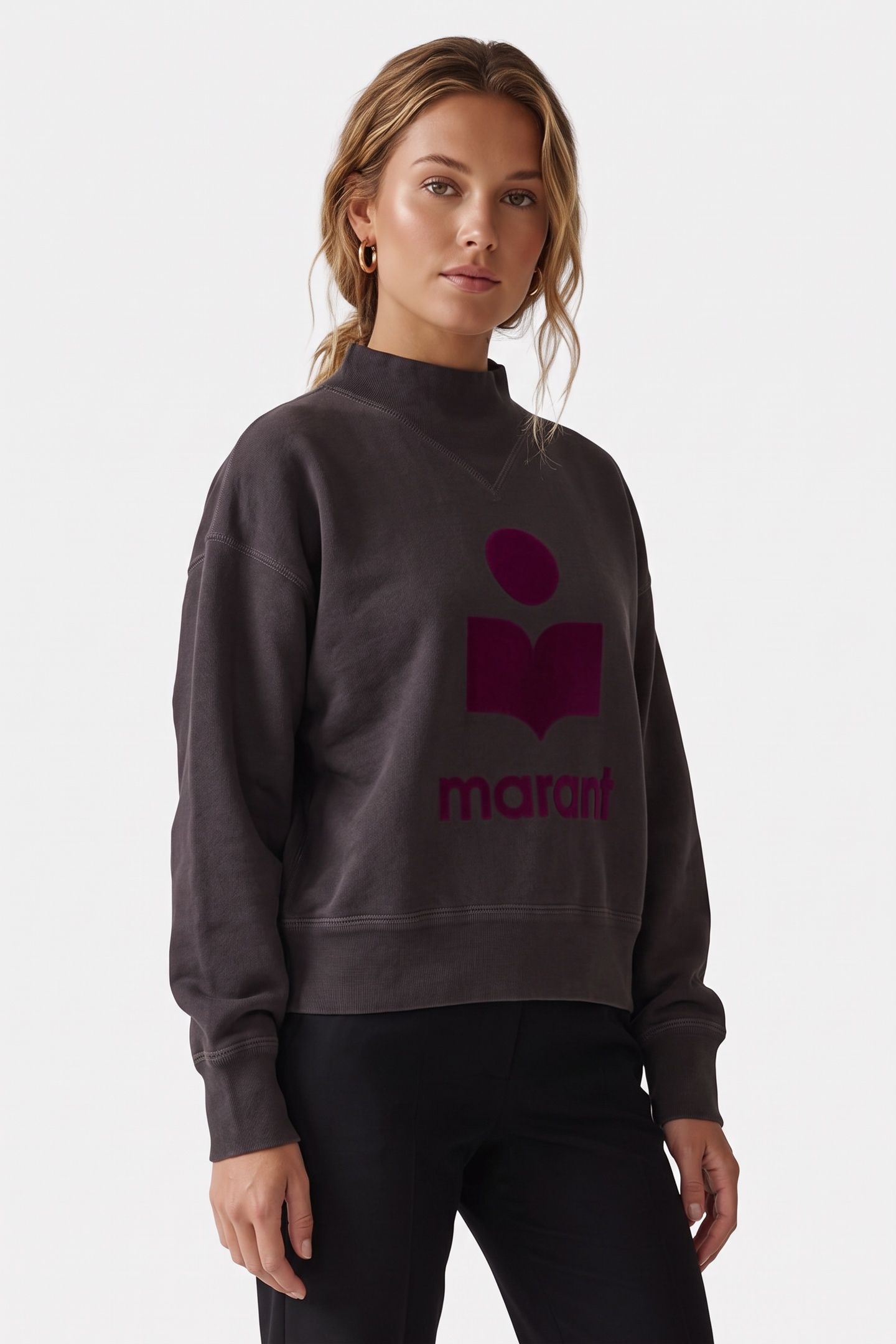 MOBY T-SHIRT FADED NIGHT FUCHSIA 1