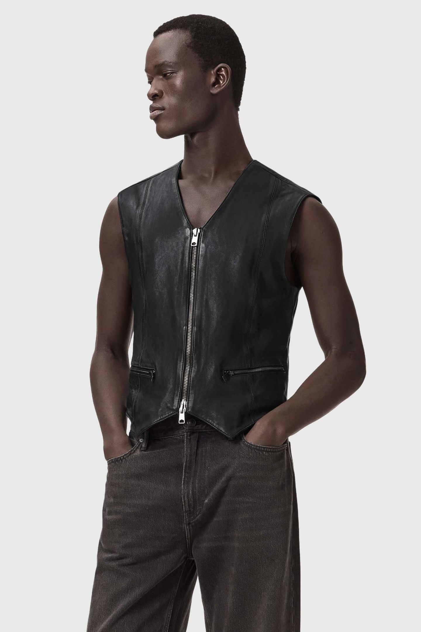 DAVIES WAISTCOAT BLACK 5